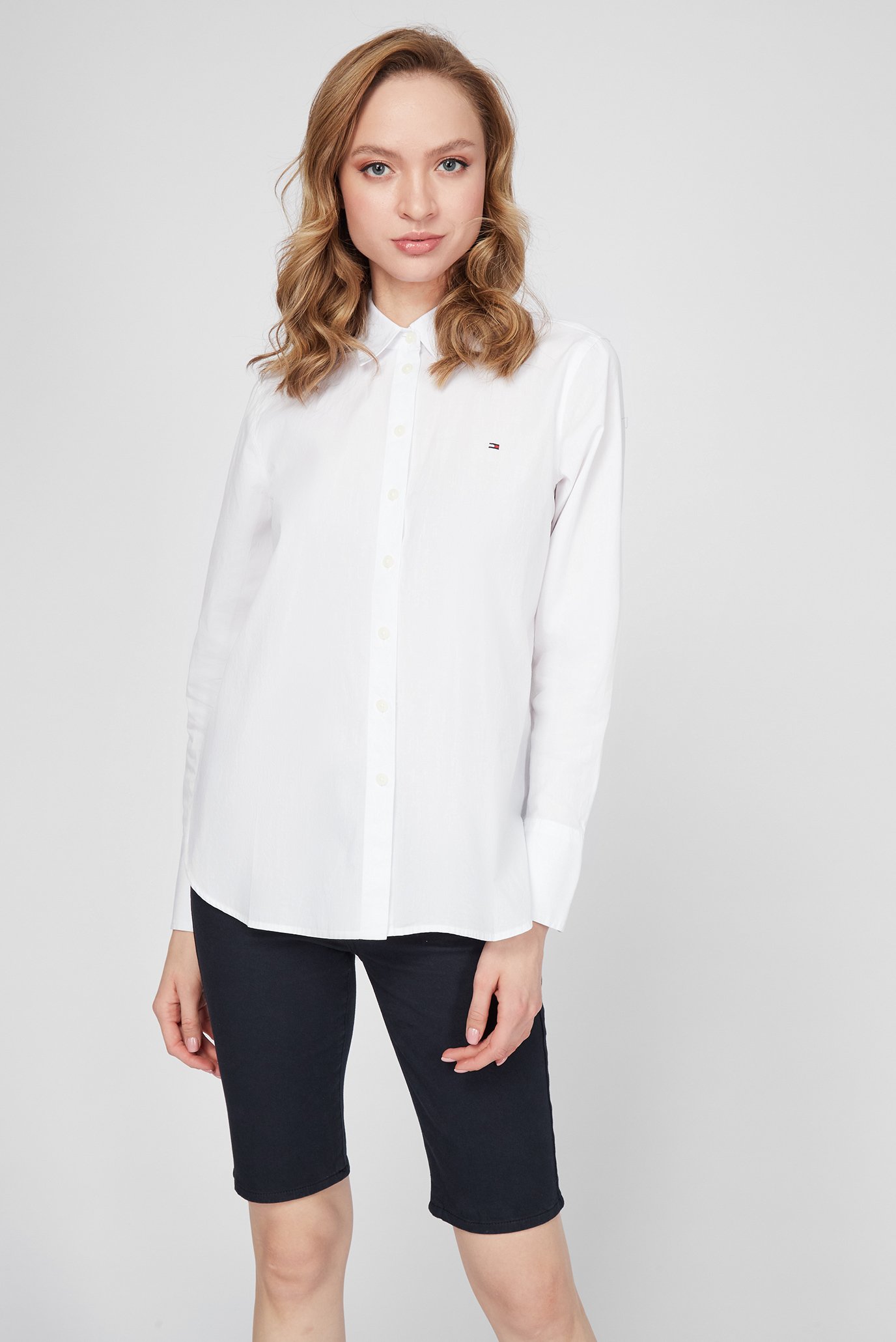 Жіноча біла сорочка COT POP MONICA GF SHIRT LS 1