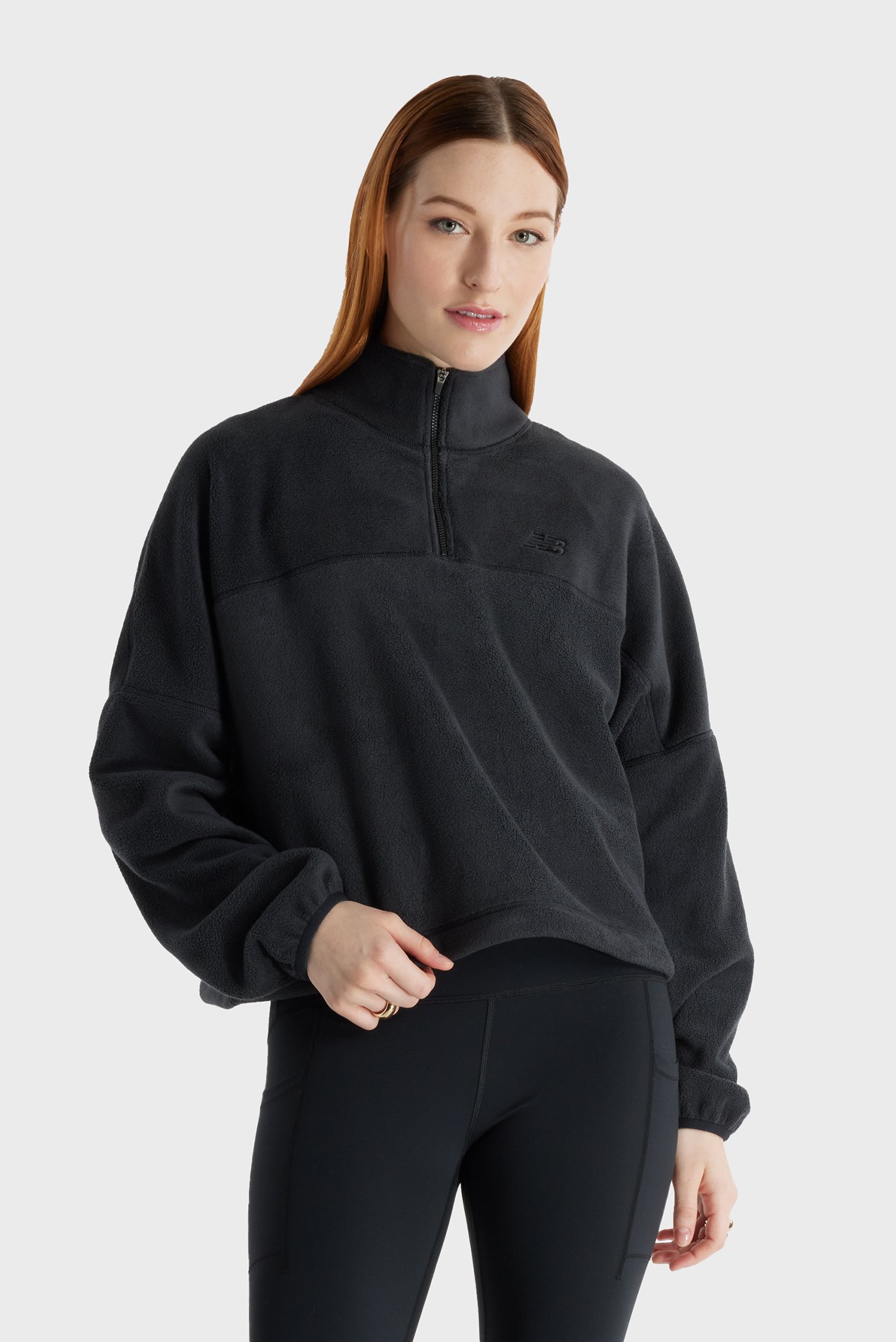 Жіноча чорна спортивна кофта Polar Fleece HZ 1