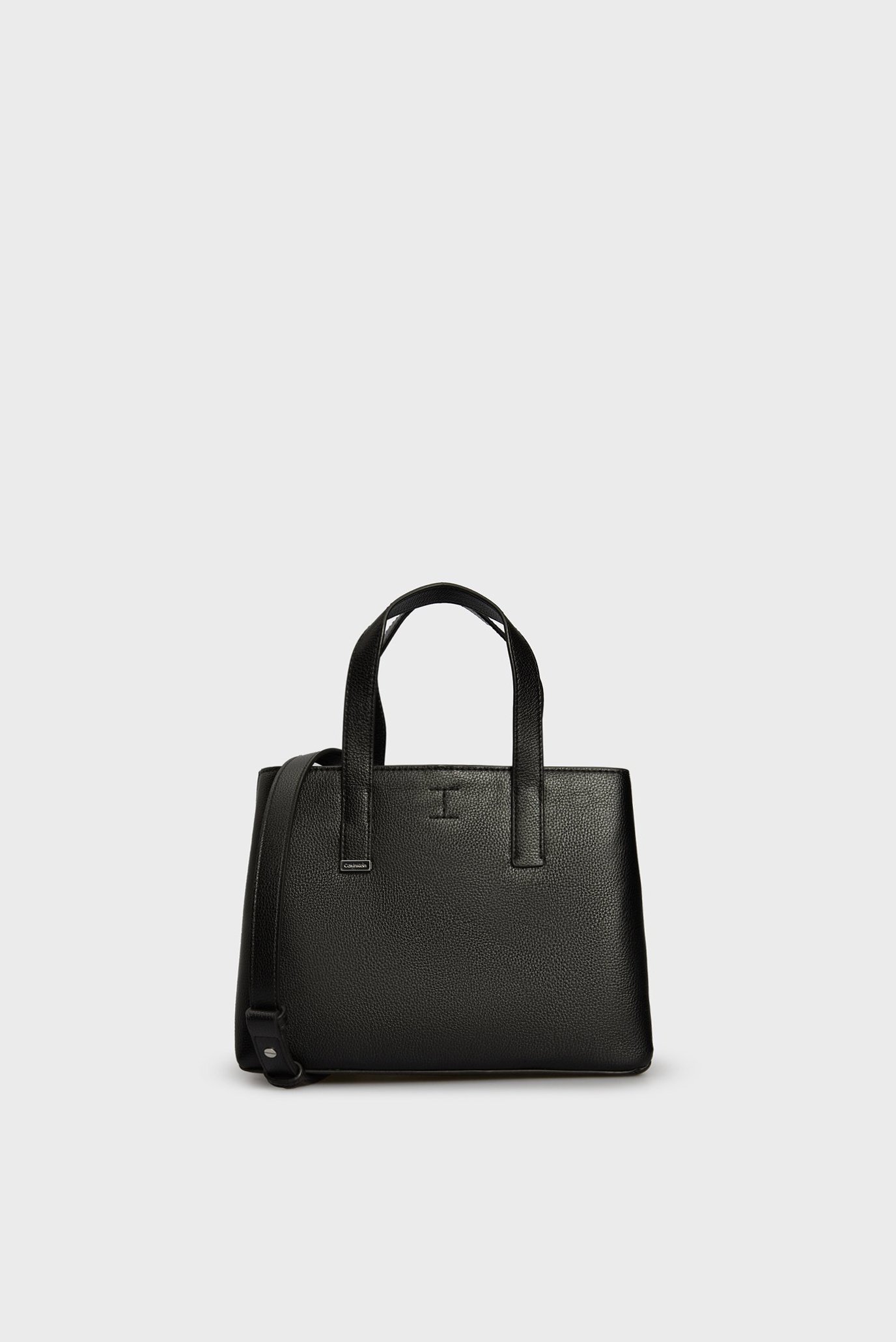 Женская черная сумка CK PLAQUE SMALL TOTE Черный ONESIZE Calvin Klein K60K612781 Женская черная сумка CK PLAQUE SMALL TOTE Черный ONESIZE Calvin Klein K60K612781