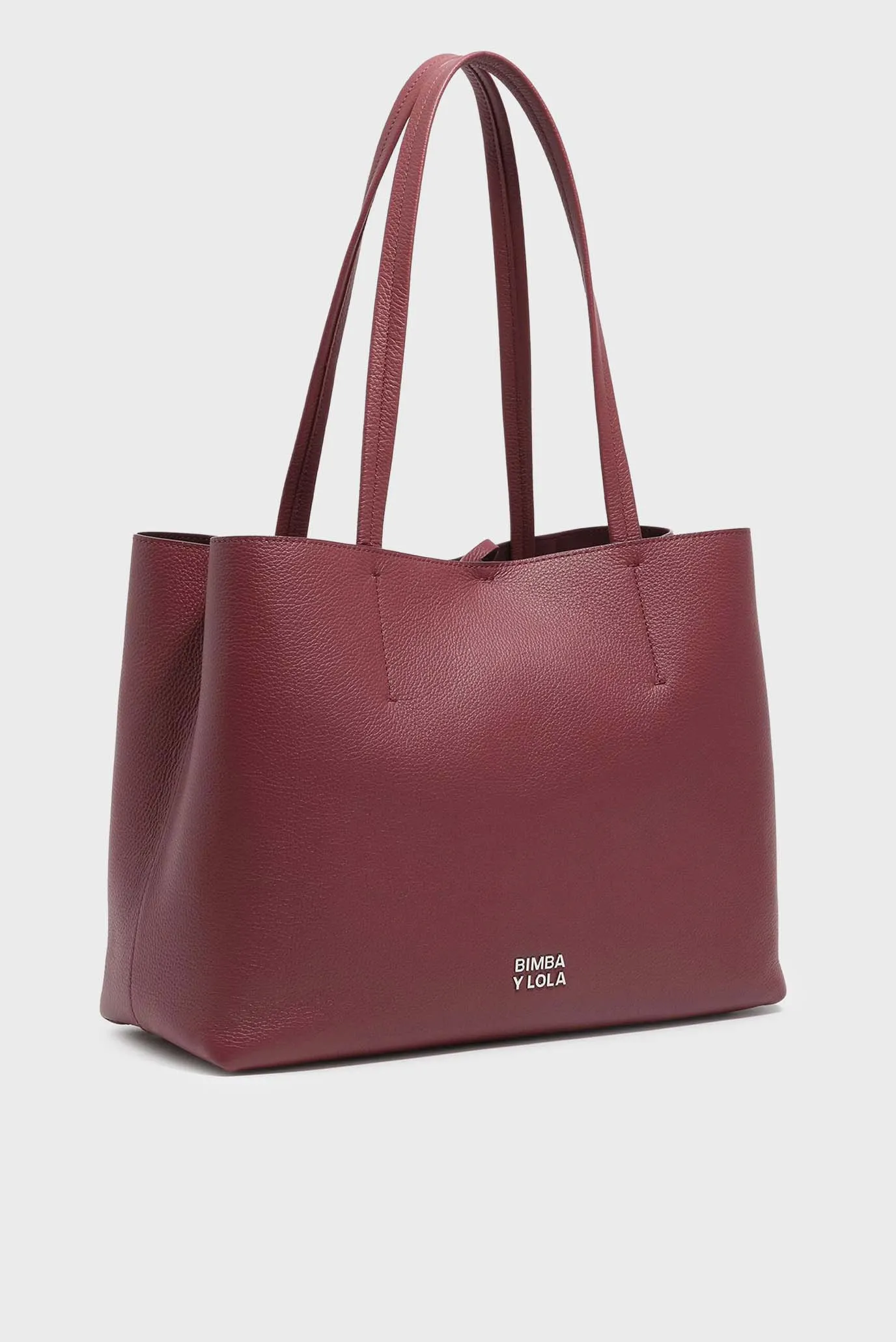 Женская бордовая кожаная сумка 1