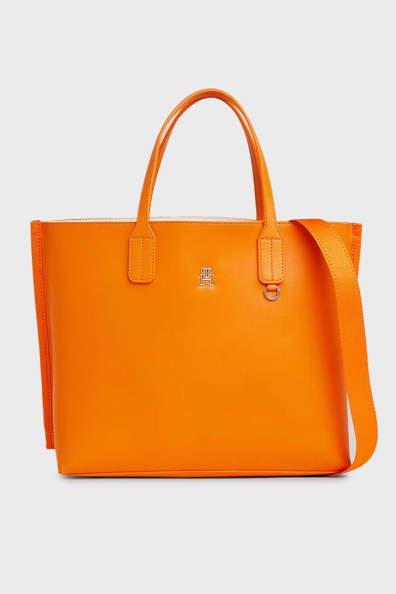 Женская оранжевая сумка ICONIC TOMMY SATCHEL 1