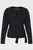 Жіночий чорний світшот DOUBLE JERSEY