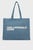 Женский синий джинсовый шоппер ew logo denim tote