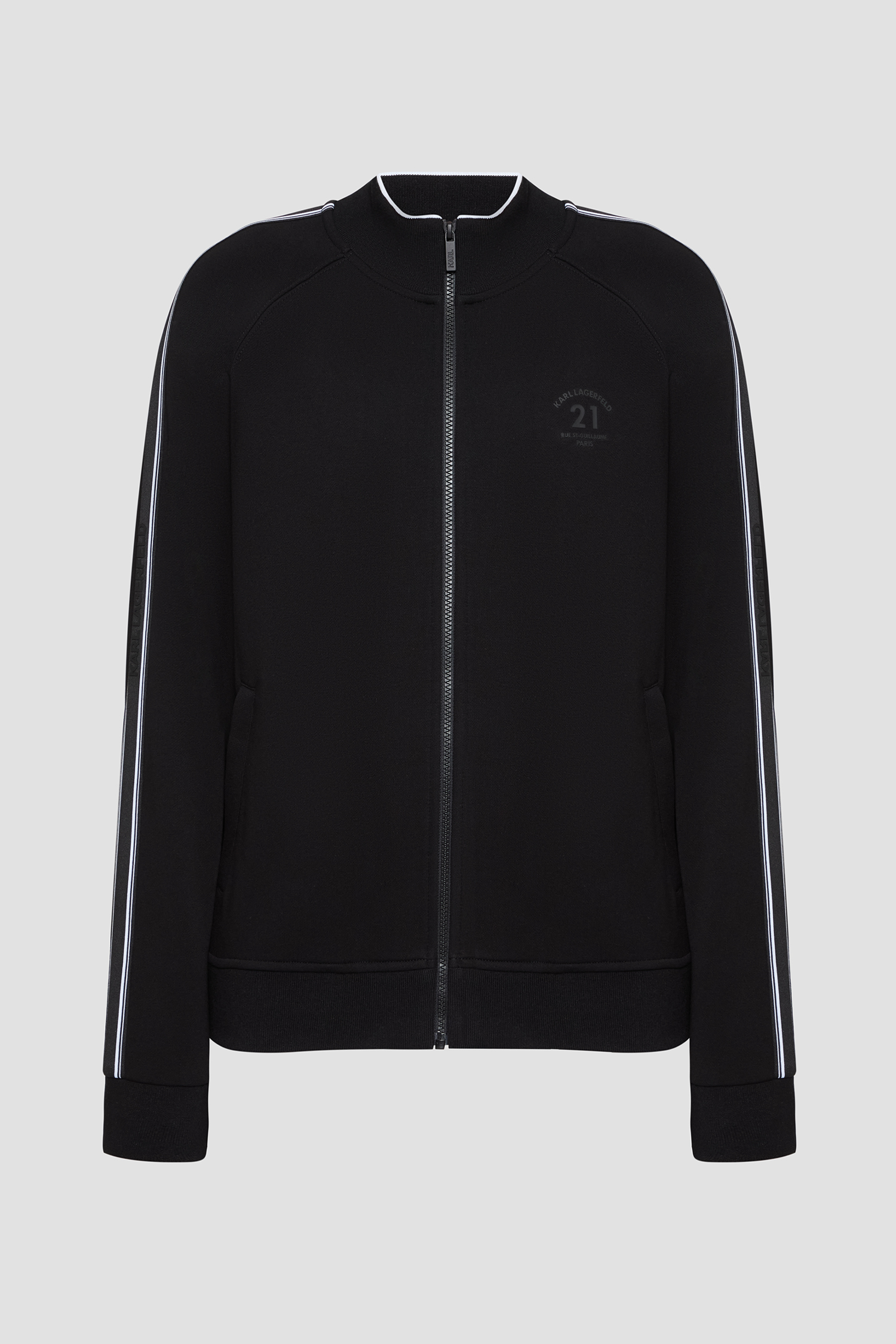 Мужская черная спортивная кофта Черный M Karl Lagerfeld 553910.705033;990 Мужская черная спортивная кофта Черный M Karl Lagerfeld 553910.705033;990