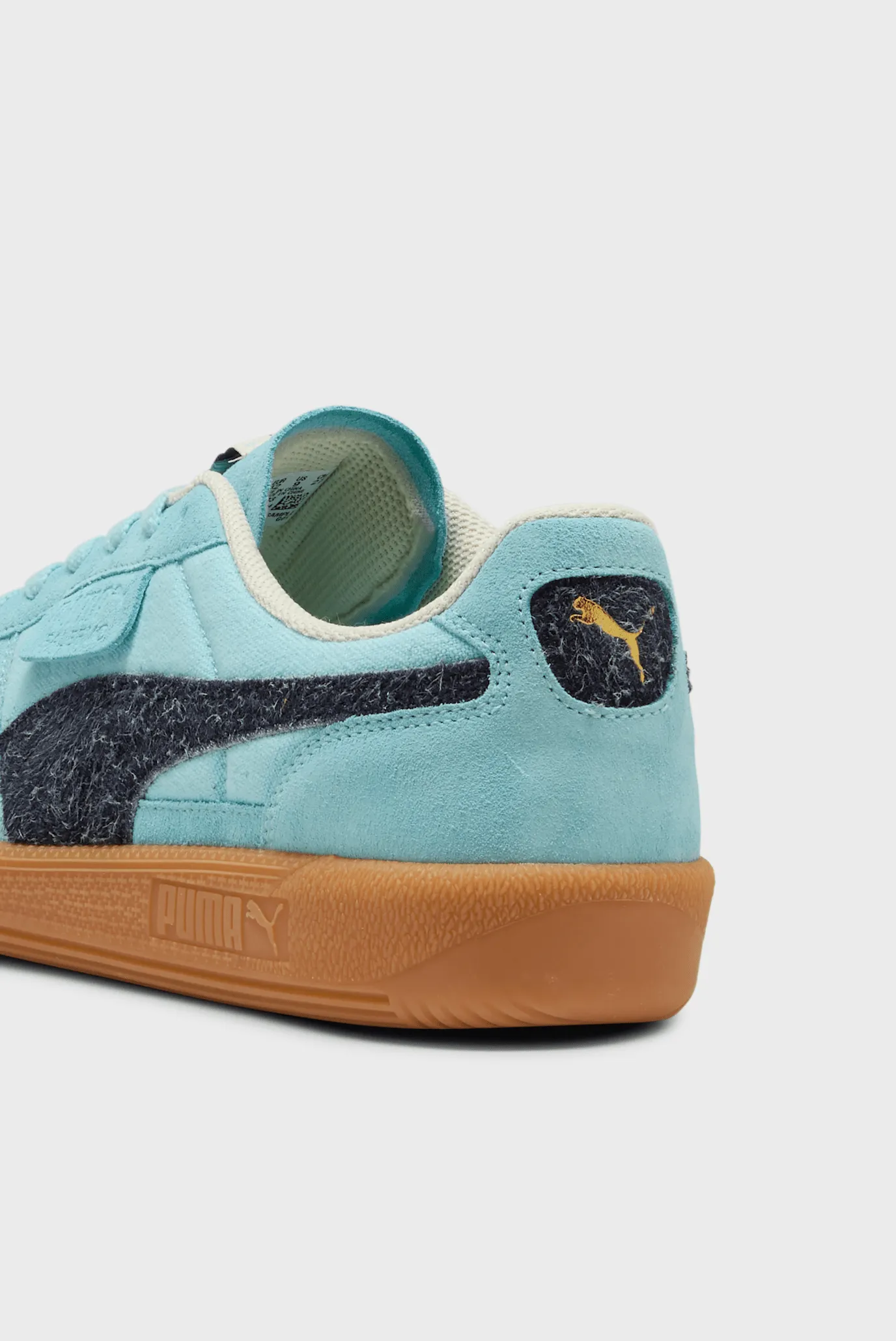 Блакитні шкіряні снікерси Palermo Weathered Sneakers 5