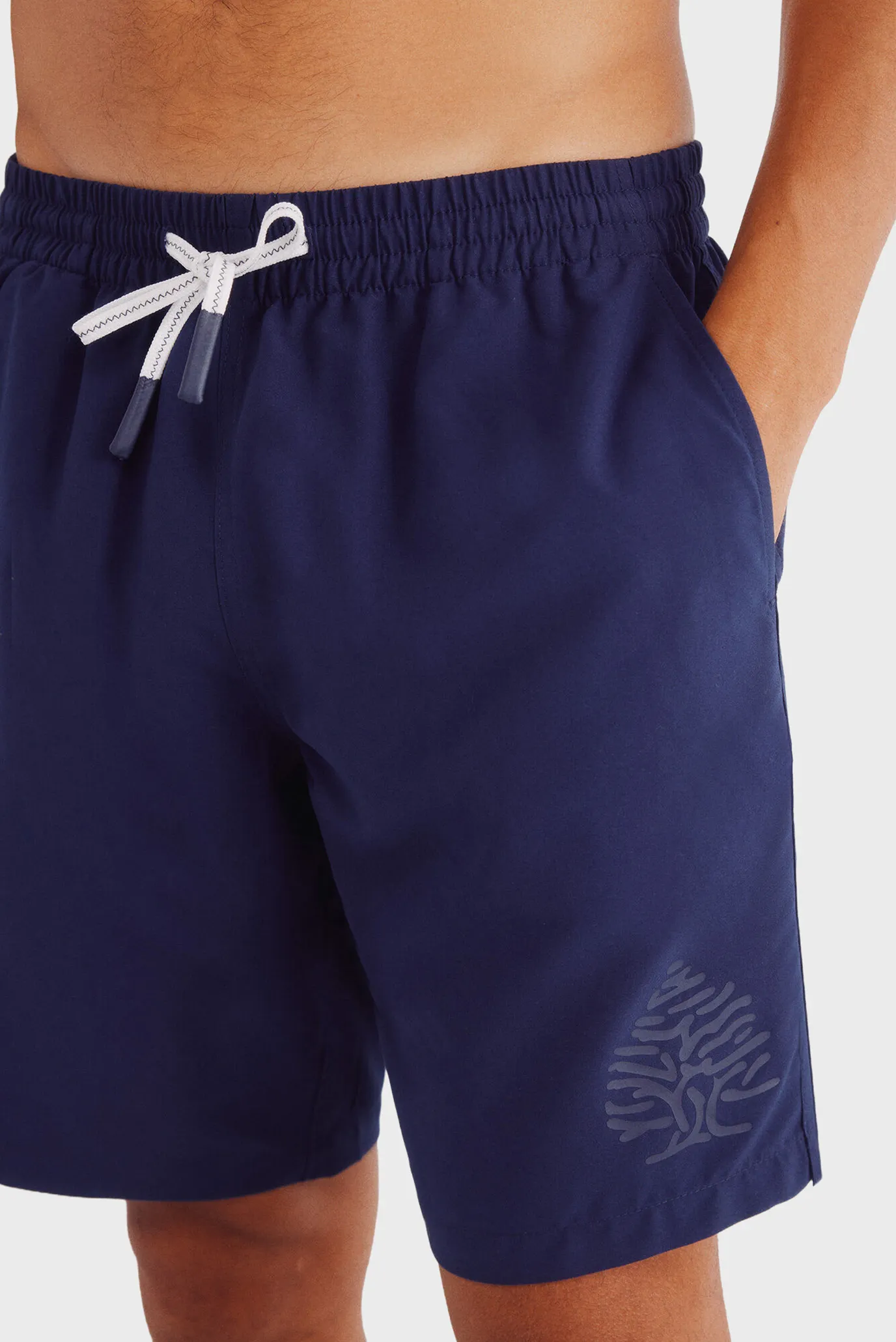 Мужские темно-синие плавательные шорты 5