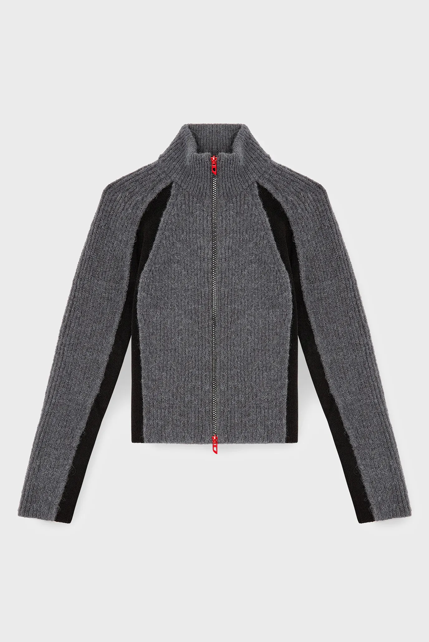 Жіночий сірий вовняний кардиган M-LOUISE 5