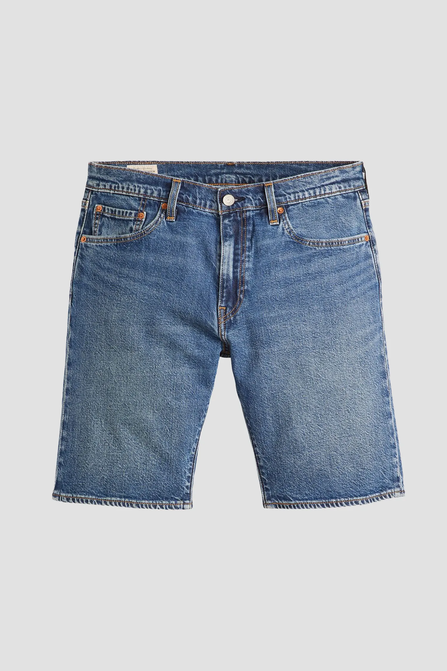 Чоловічі сині джинсові шорти 7