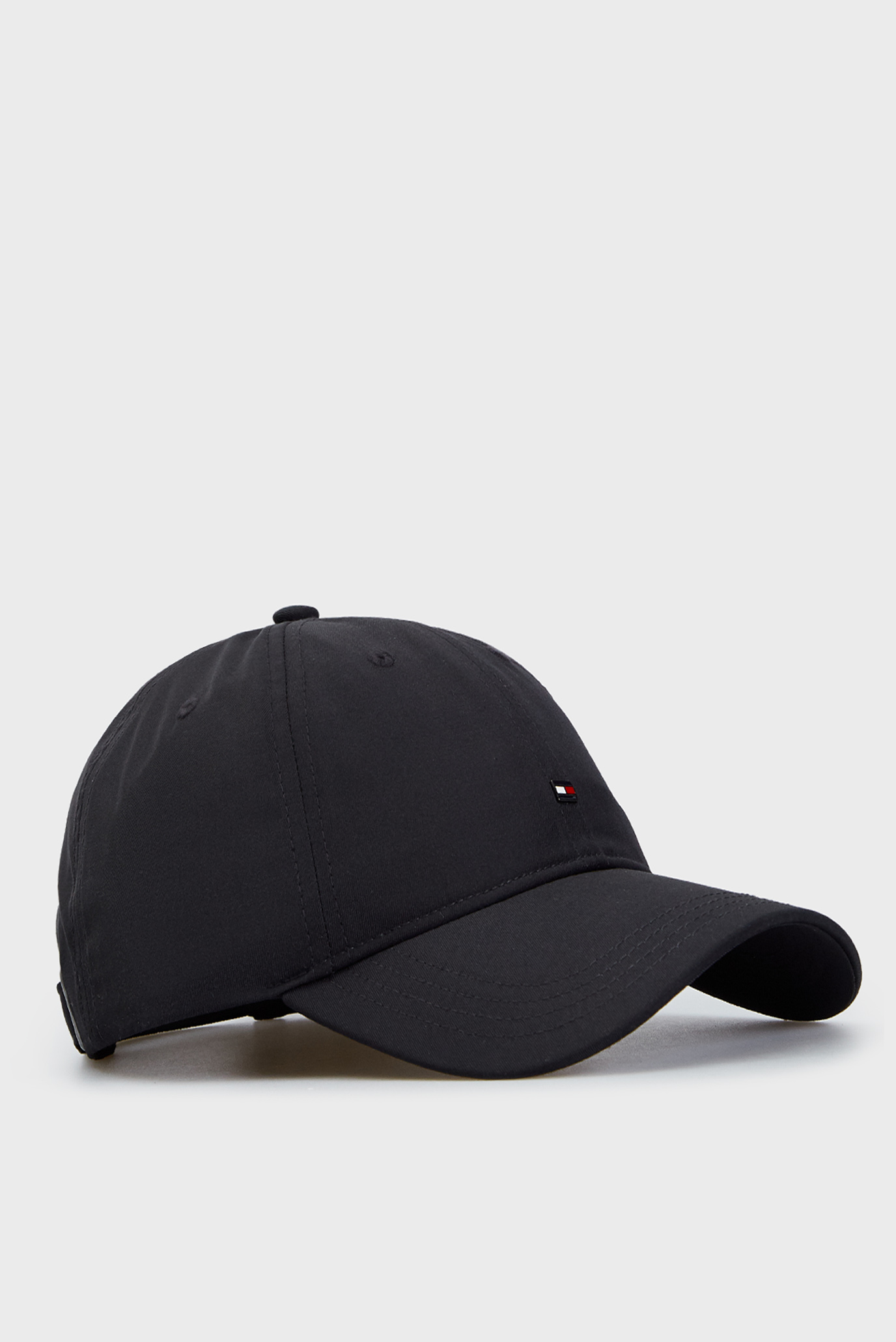 Мужская черная кепка TH FLAG POLY 6 PANEL CAP 1