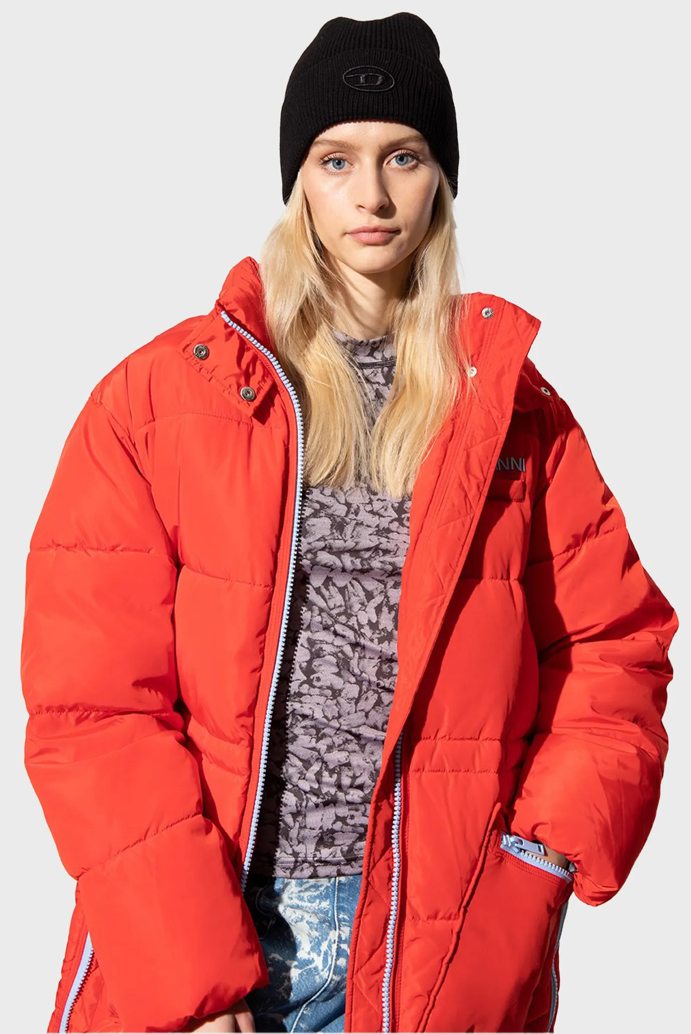 Чорна вовняна шапка K-CODER-FULLY 4