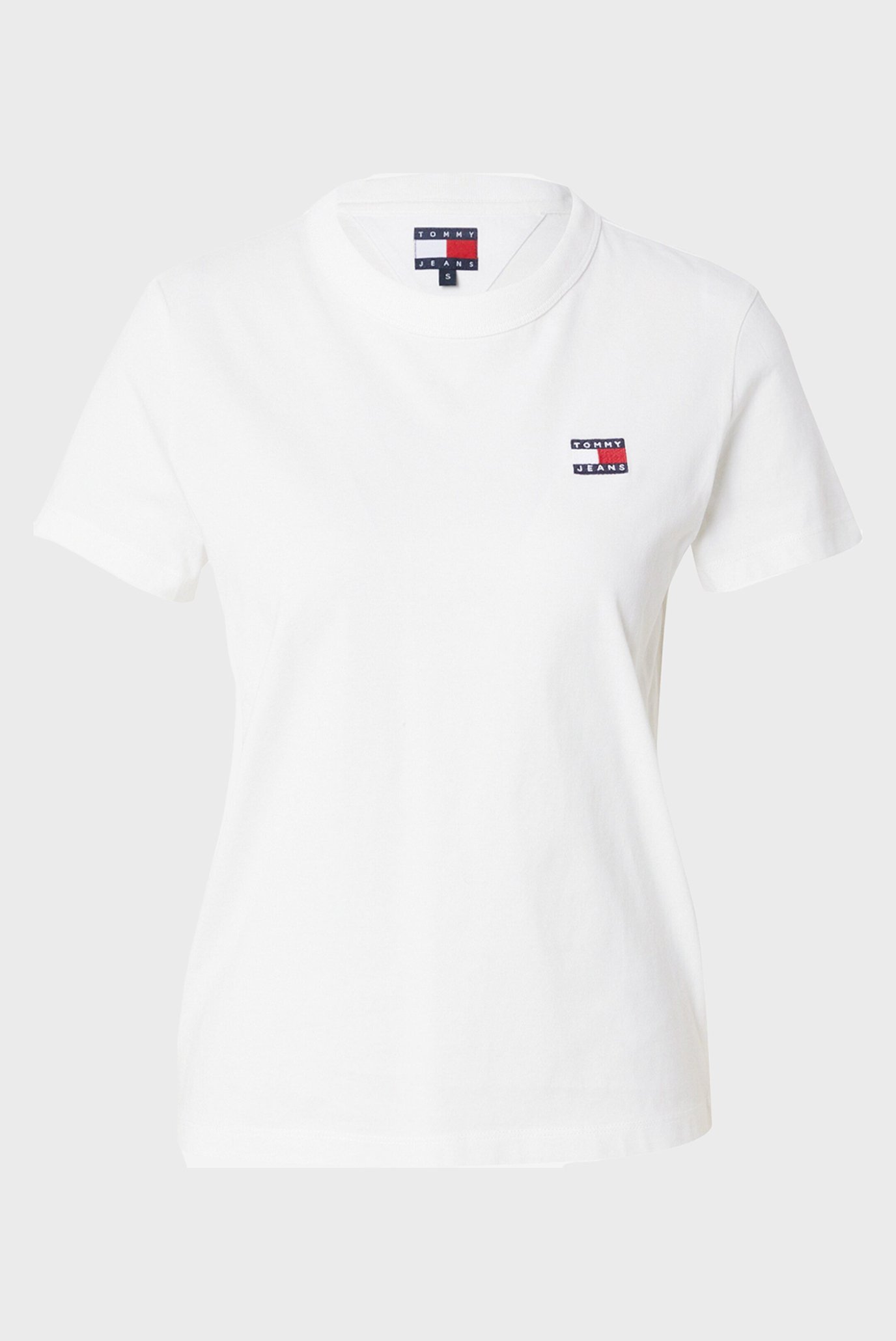 Женская белая футболка TJW  REG BADGE TEE 1