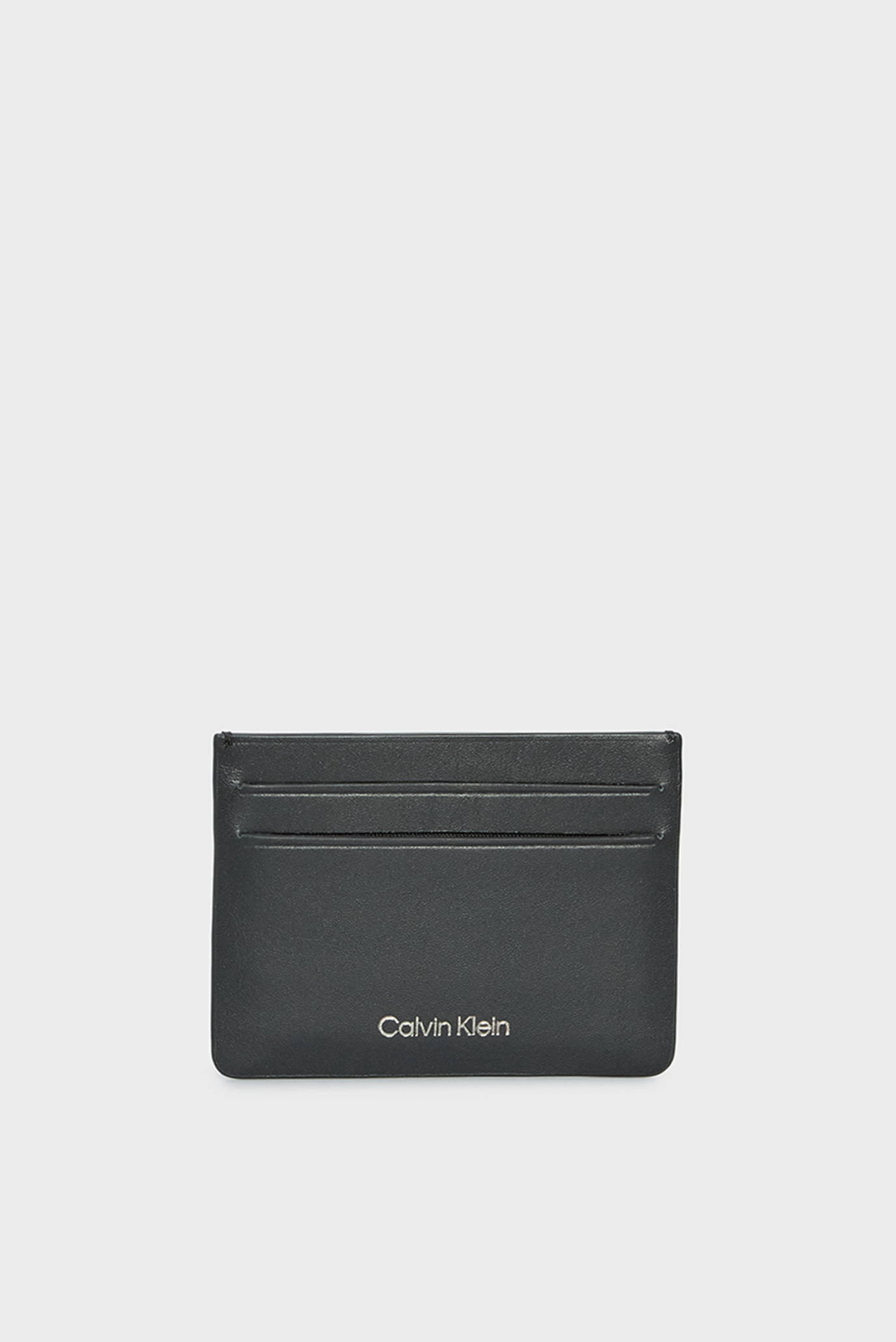 Мужской черный кожаный кардхолдер CK CONCISE CARDHOLDER 4CC 1