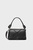 Женская черная кожаная сумка Quilted Shoulder Bag