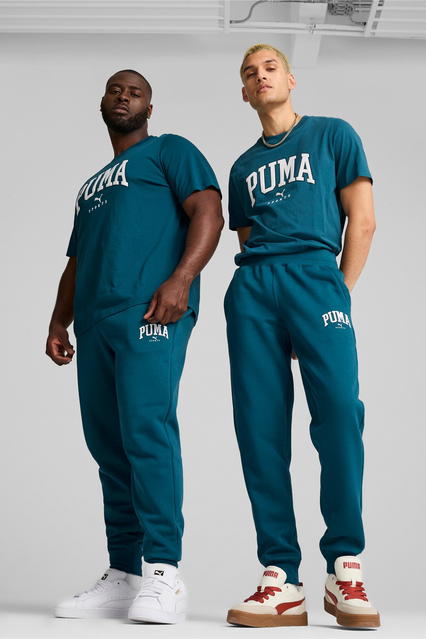 Чоловічі зелені спортивні штани PUMA SQUAD Sweatpants Men 1