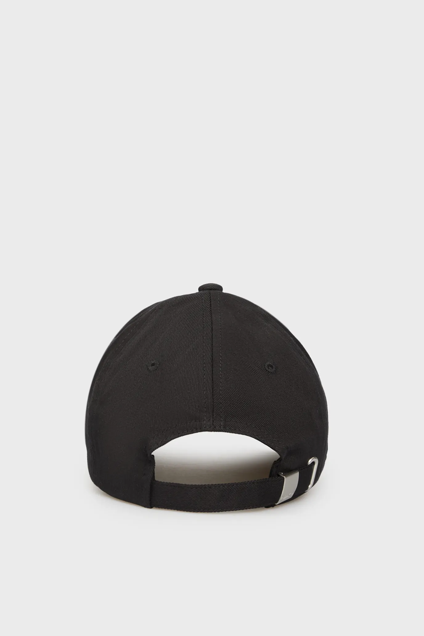 Чоловіча чорна кепка 6 PANEL SM MONOLOGO 3