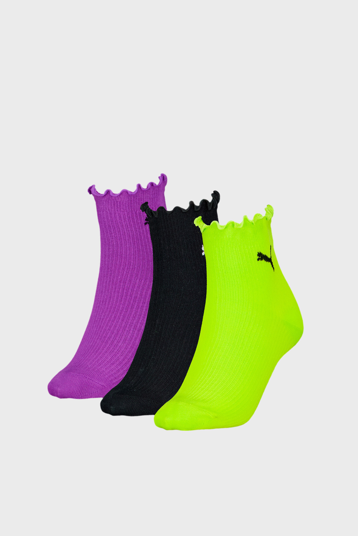 Женские носки (3 пары) PUMA Women's Quarter Socks 3 pack 1