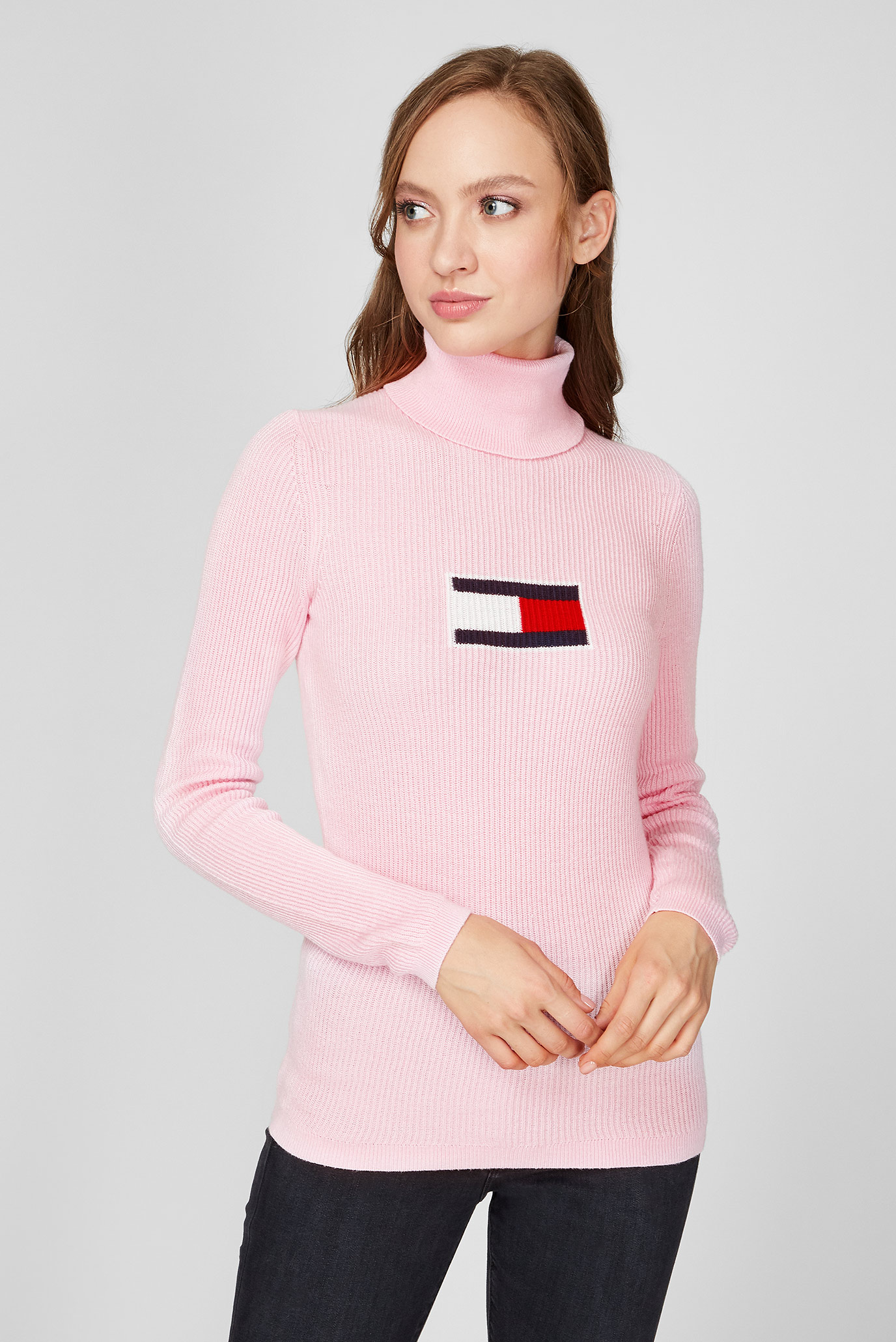 Женский розовый гольф Розовый XS Tommy Jeans DW0DW08857 Женский розовый гольф Розовый XS Tommy Jeans DW0DW08857