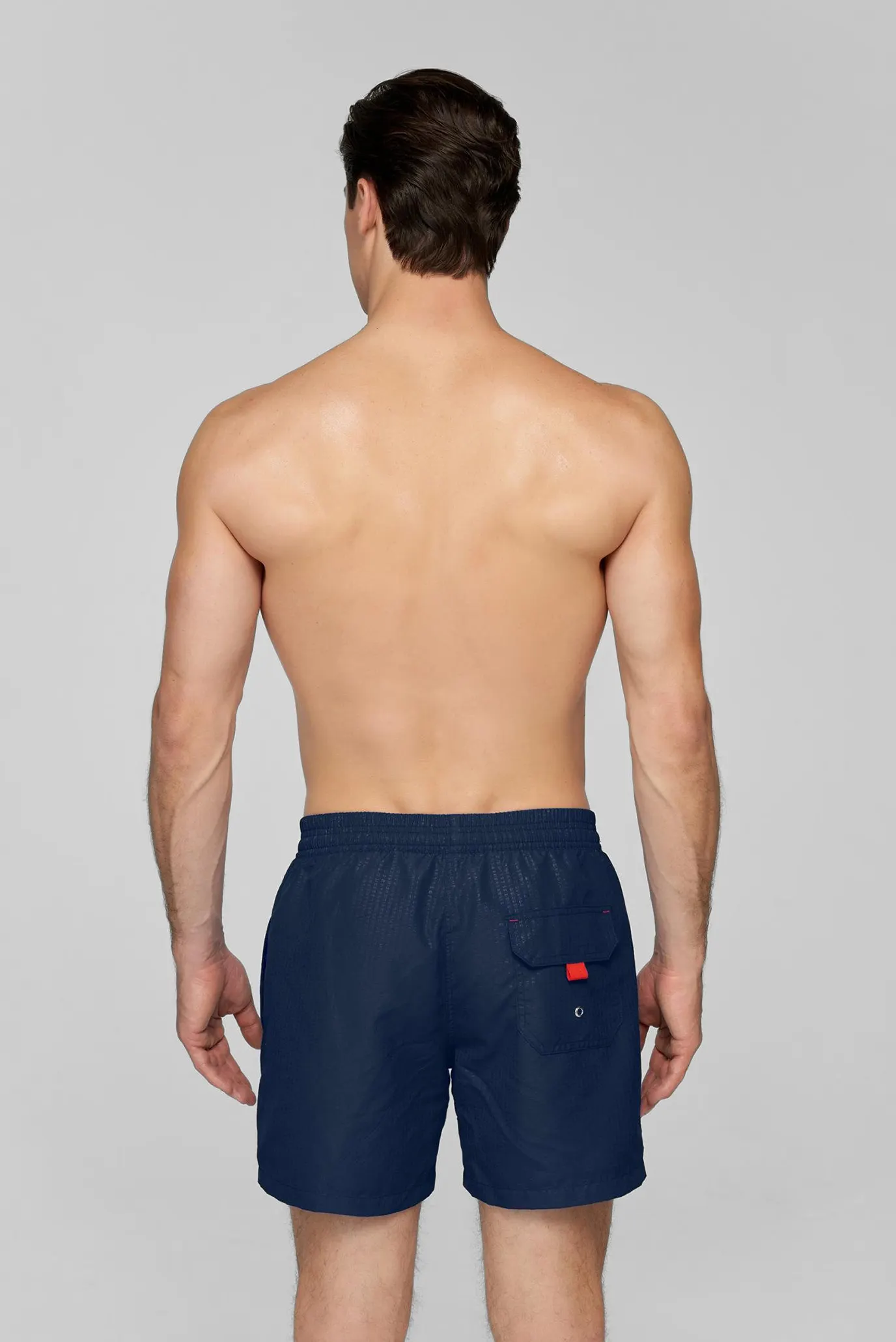 Мужские темно-синие плавательные шорты 3