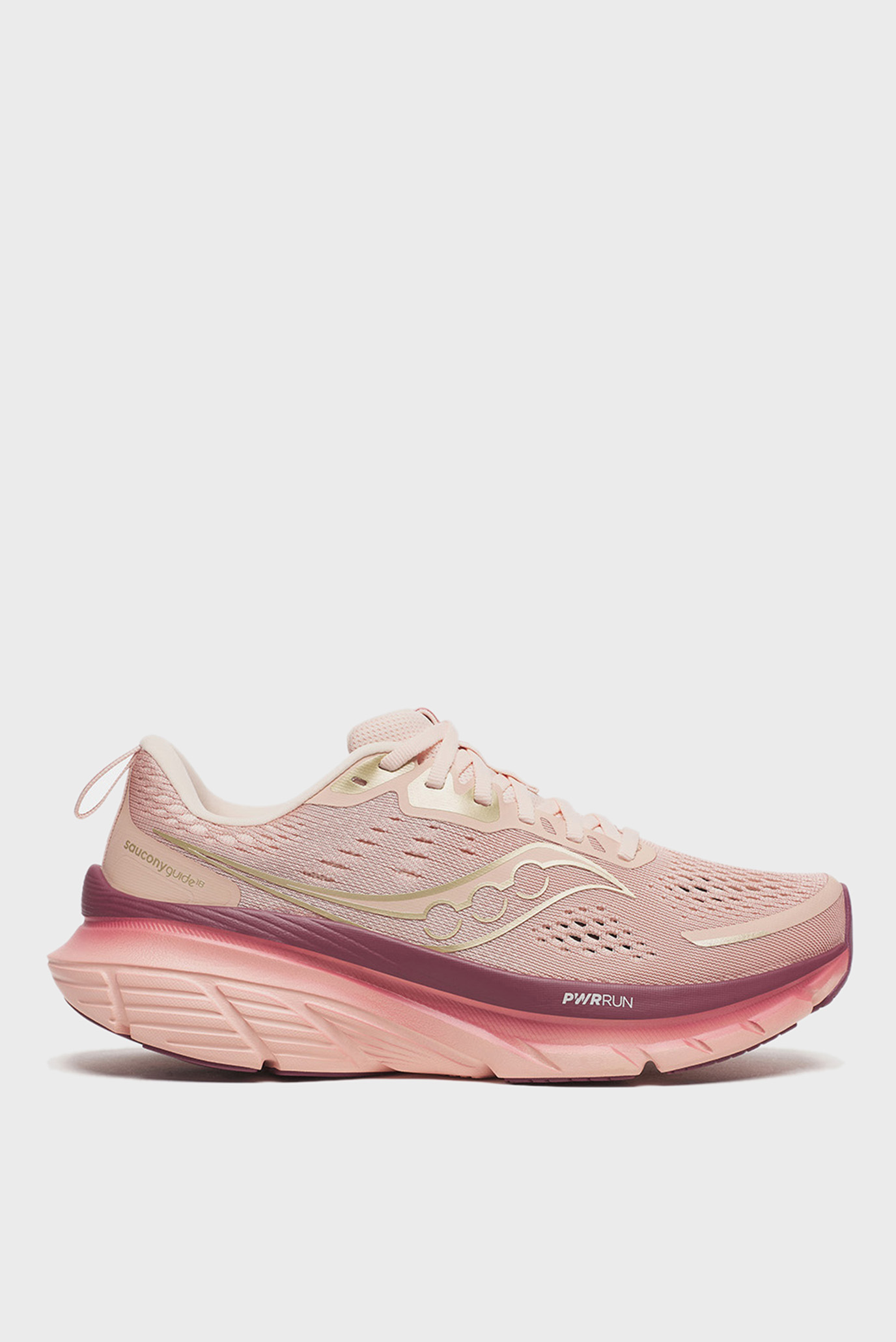 Женские пудровые кроссовки GUIDE 18 Розовый 7.5 Saucony S10998-222 Женские пудровые кроссовки GUIDE 18 Розовый 7.5 Saucony S10998-222