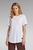 Жіноча біла футболка Lash Fem Loose