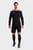 Чоловіча чорна воротарська форма (лонгслів, шорти, гетри)