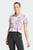 Женская сиреневая футболка Train Essentials AOP Flower Tie-Dye
