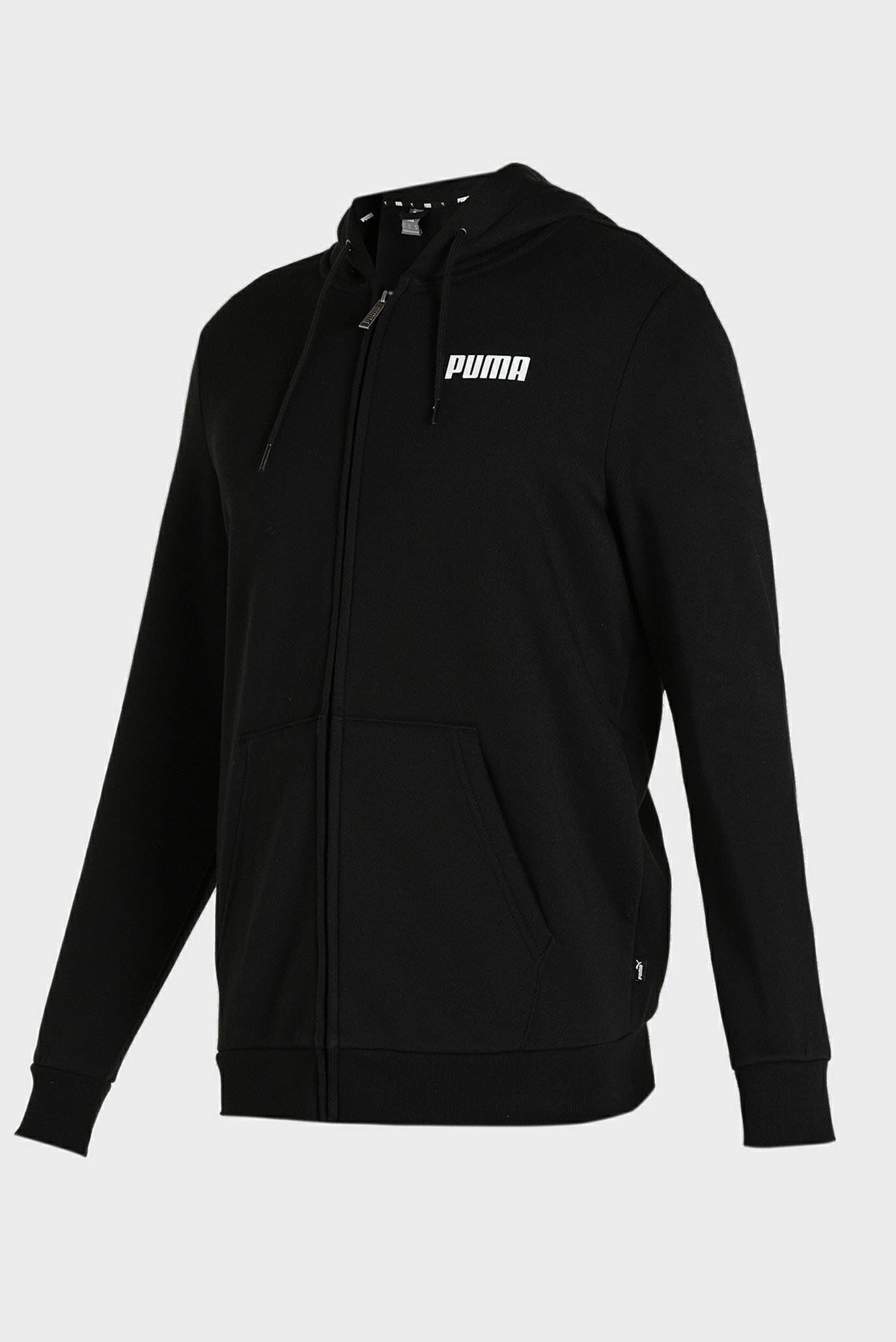 Мужское черное худи Essentials Full-Zip Full-Length Hoodie 1