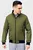 Чоловічий оливковий бомбер