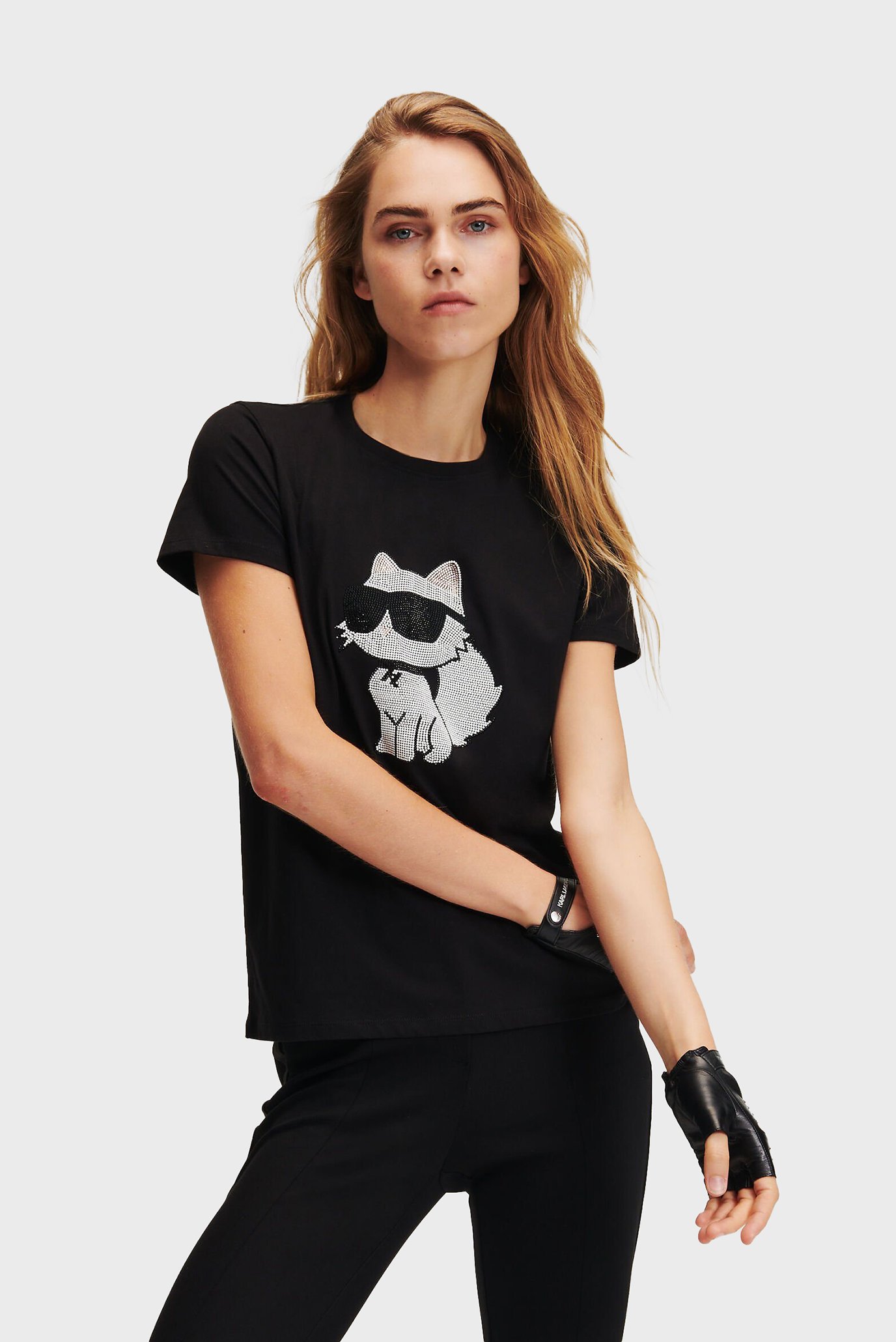 Женская черная футболка IKONIK 2.0 CHOUPETTE RS TEE 1