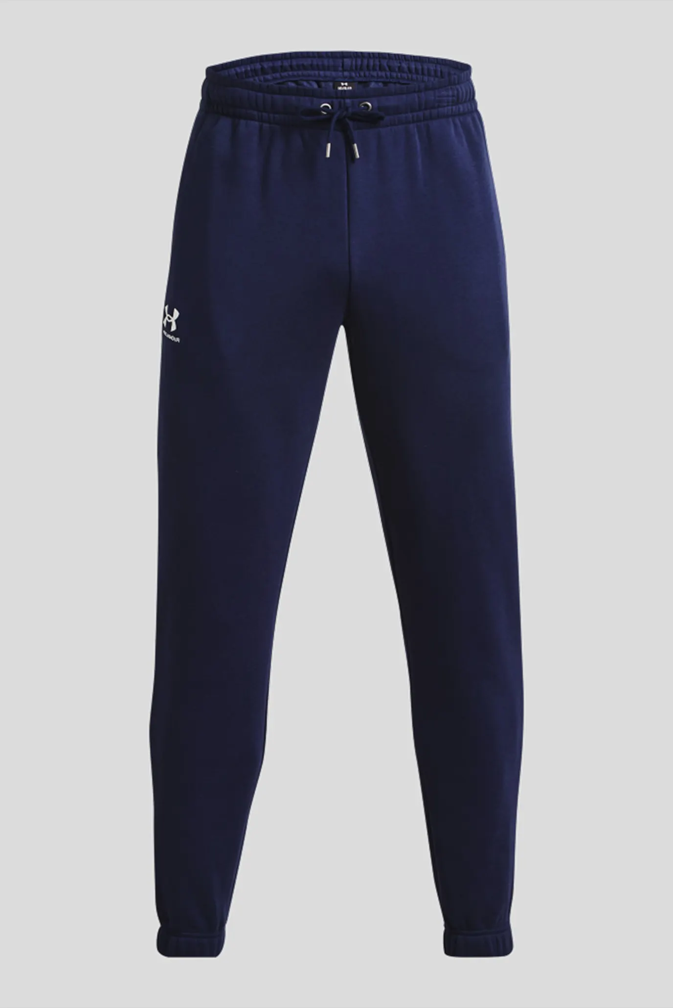 Чоловічі темно-сині спортивні штани UA Essential Fleece Jogger 5