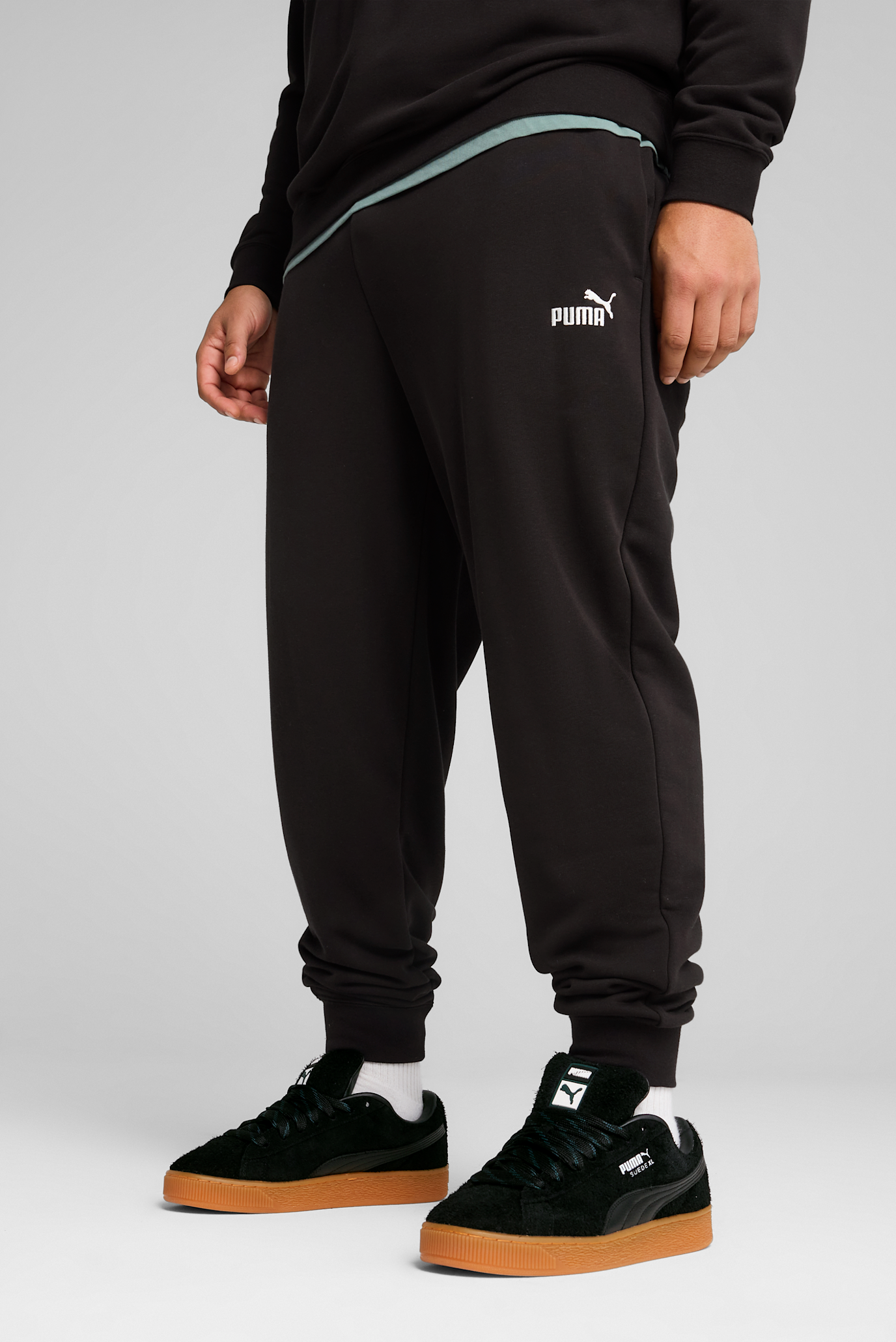 Мужские черные спортивные брюки Essentials No. 1 Logo Sweatpants Men 1