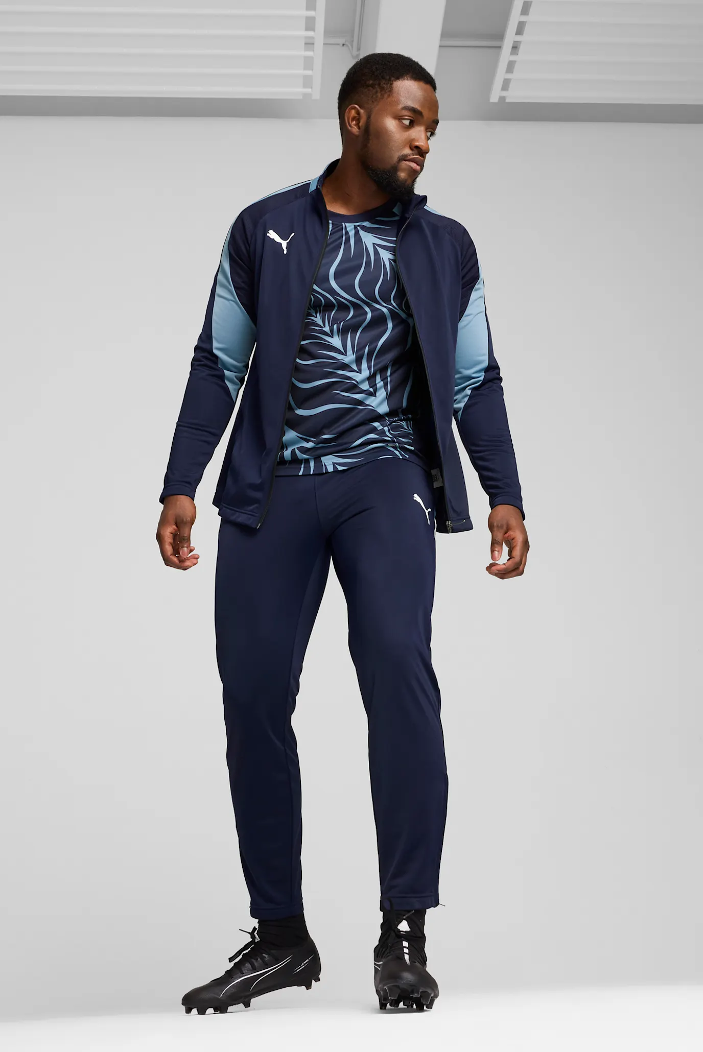 Чоловічий темно-синій спортивний костюм (кофта, штани) individualLIGA Tracksuit Men 1