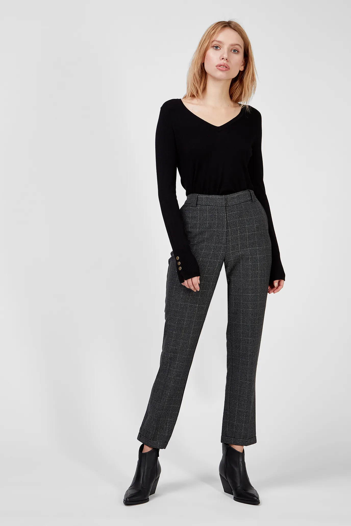 Жіночі сірі брюки 2