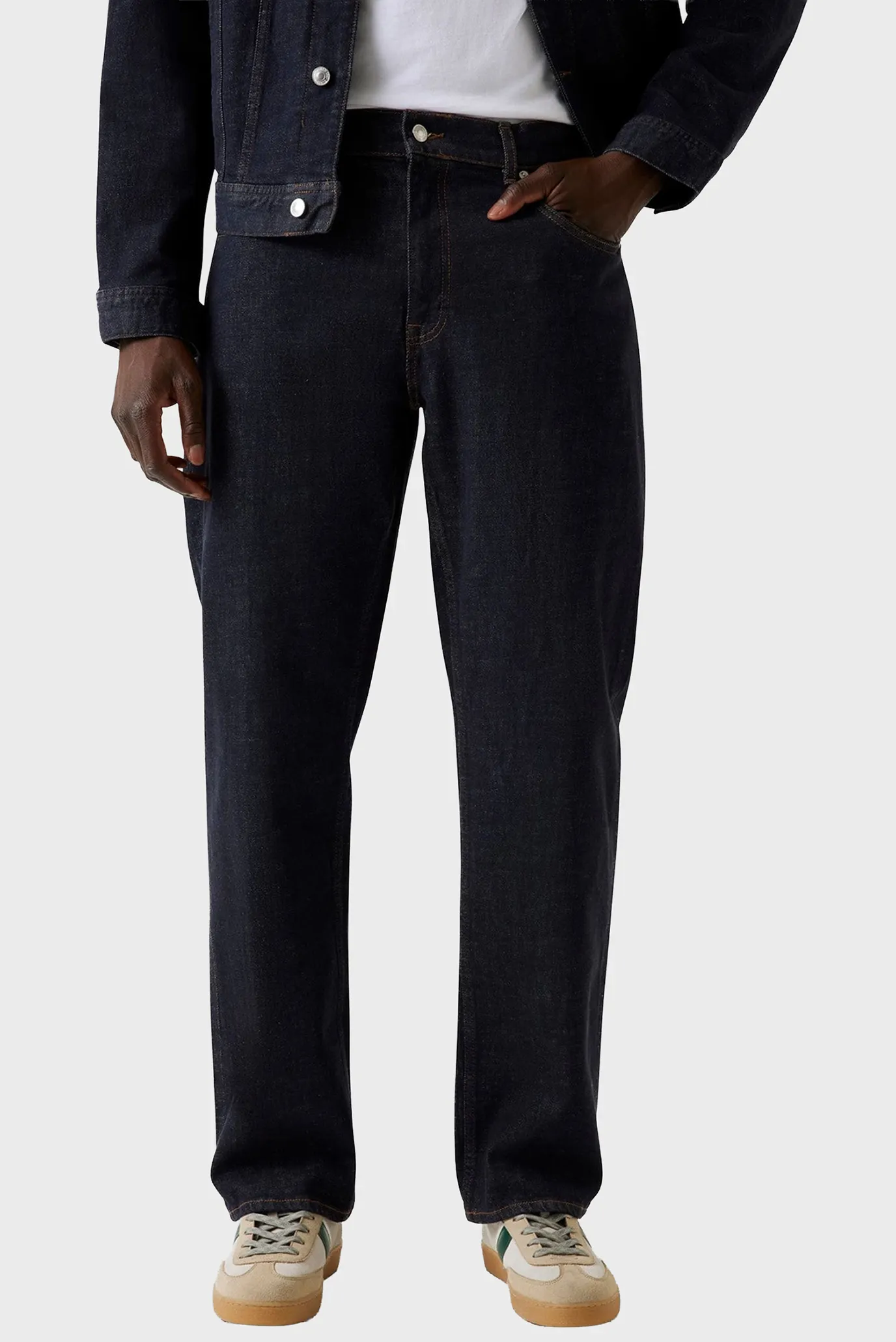 Чоловічі темно-сині джинси 1