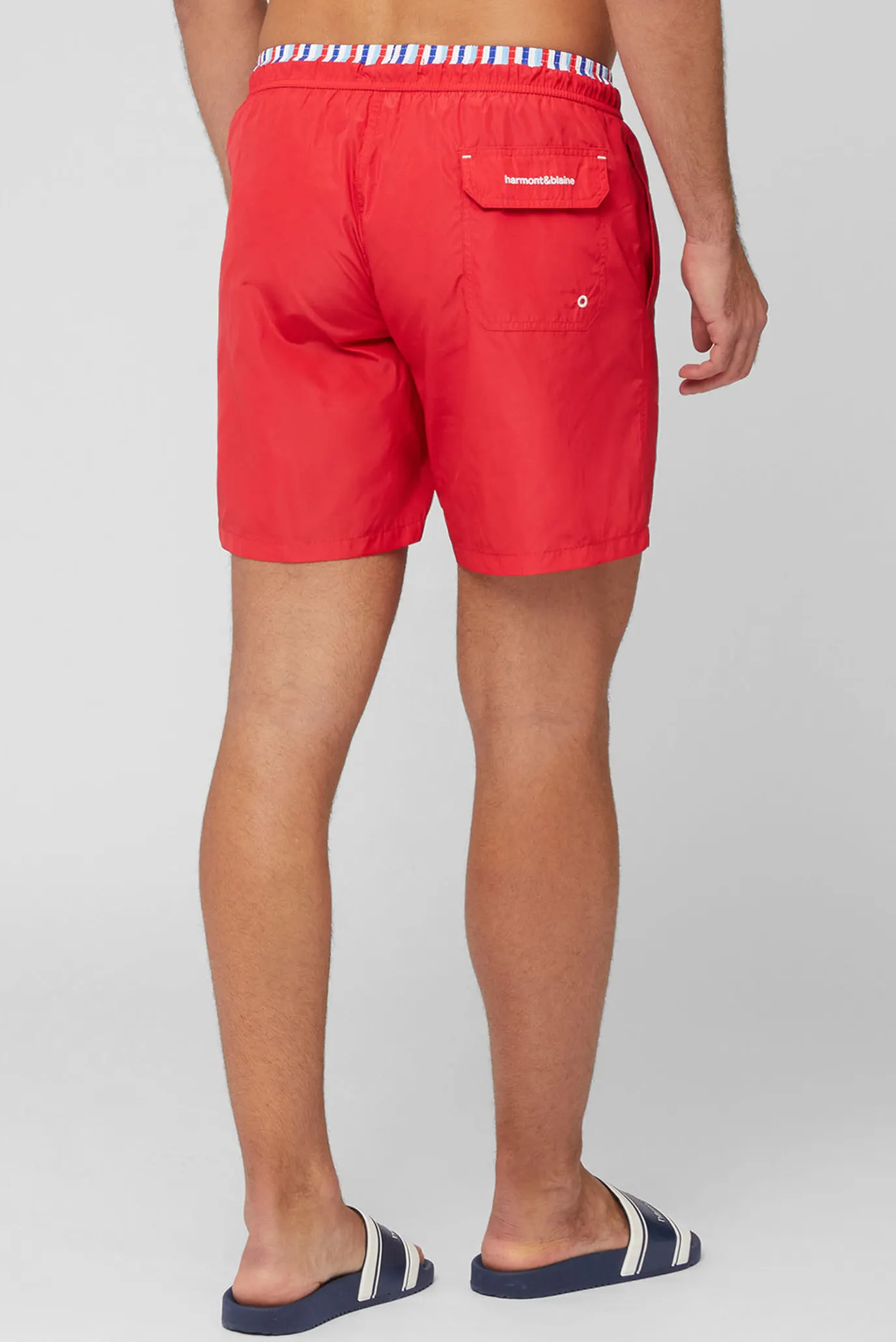 Мужские красные плавательные шорты 2