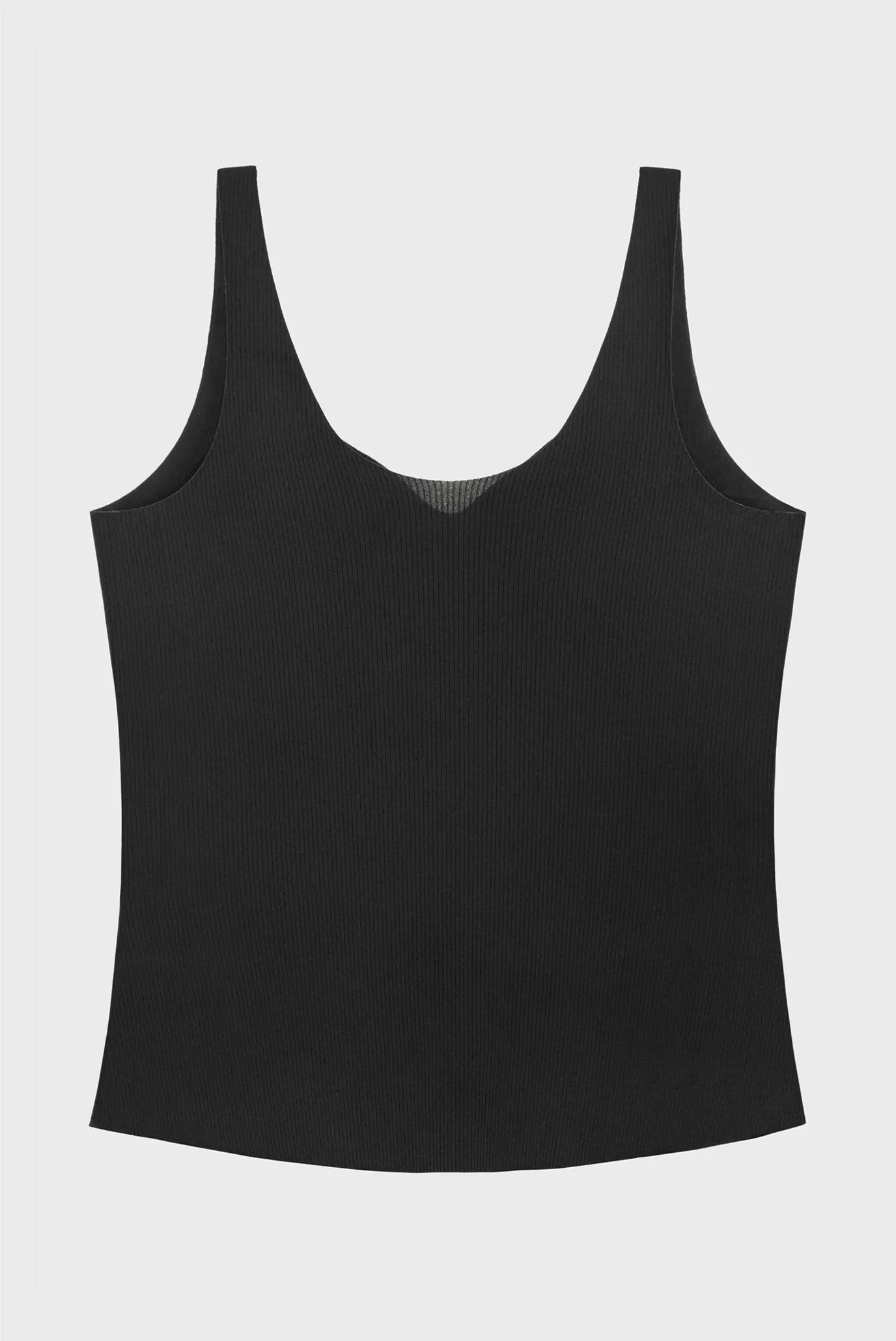 Женская черная майка 6