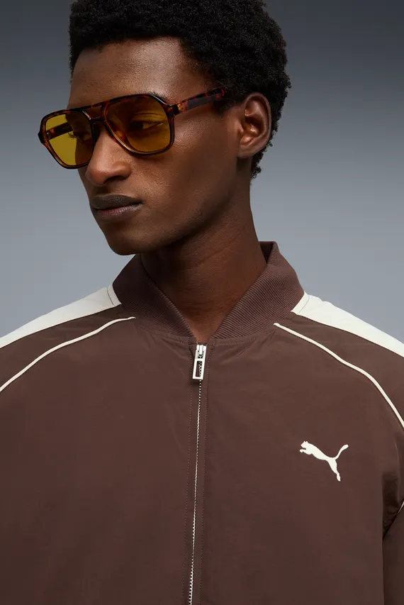 Бомберы для мужчин, цвет: Коричневый, застежка на одежде: на