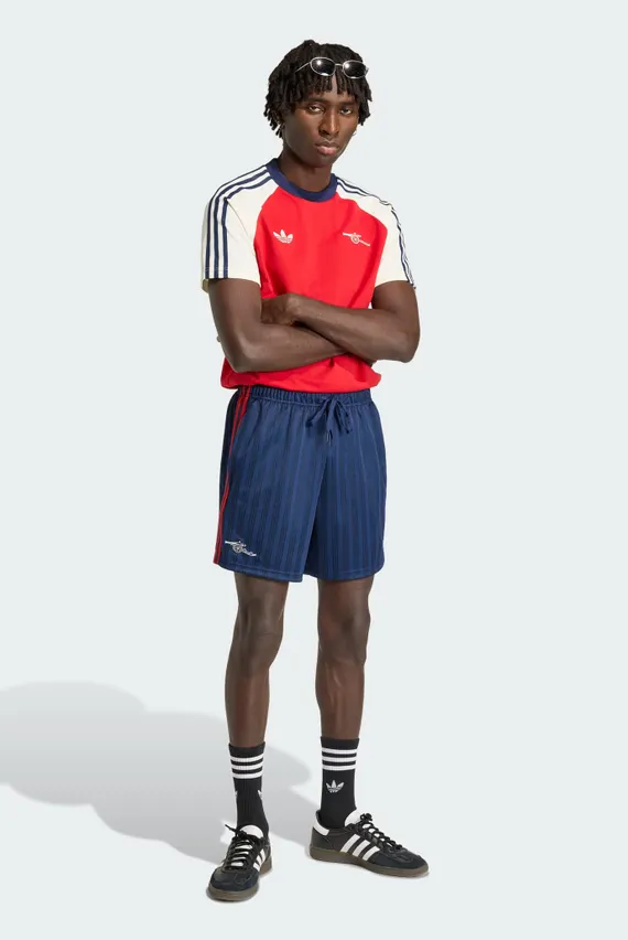 jersey shorts lace ブラック theredthead Спортивные шорты adidas для мужчин | Цвет: синий — MD-Fashion