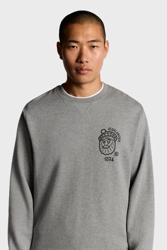LYLE & SCOTT ✕ malbon　クルーネックニット　サイズM Lyle & Scott Golf Merino Blend V-Neck Pullover - Birdie Red X185