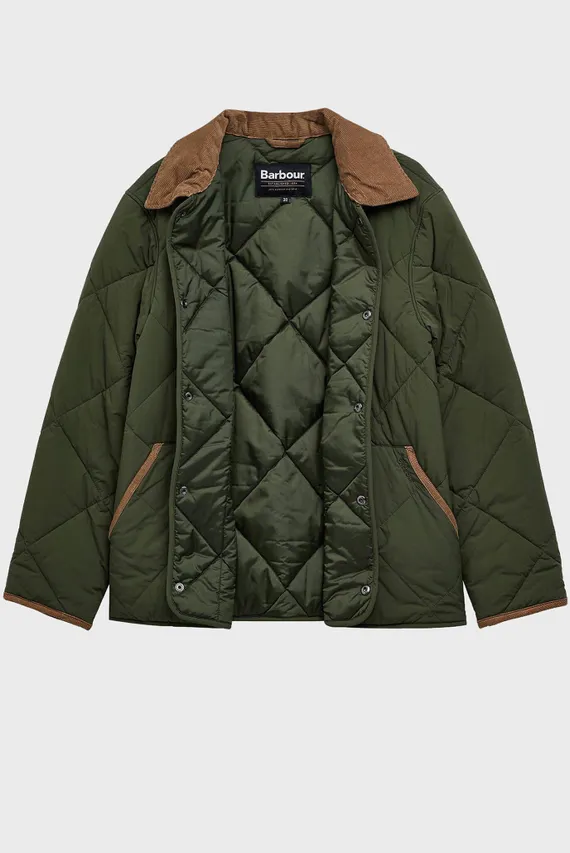 Верхняя одежда Barbour, цвет: Зеленый, наличие капюшона: без