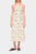Жіночий білий сарафан з візерунком
