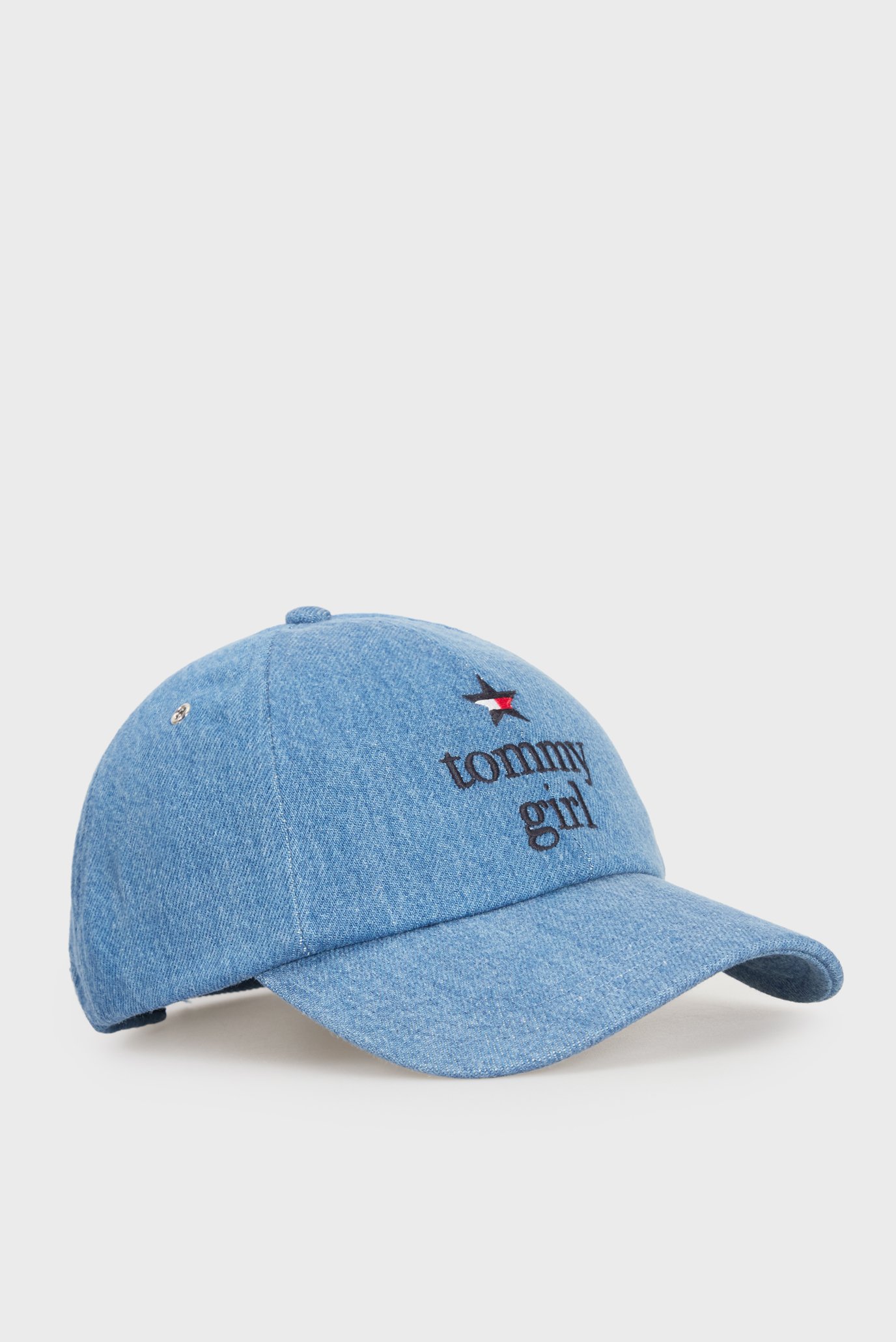 Женская синяя джинсовая кепка TOMMY GIRL Синий ONESIZE Tommy Jeans AW0AW17609 Женская синяя джинсовая кепка TOMMY GIRL Синий ONESIZE Tommy Jeans AW0AW17609