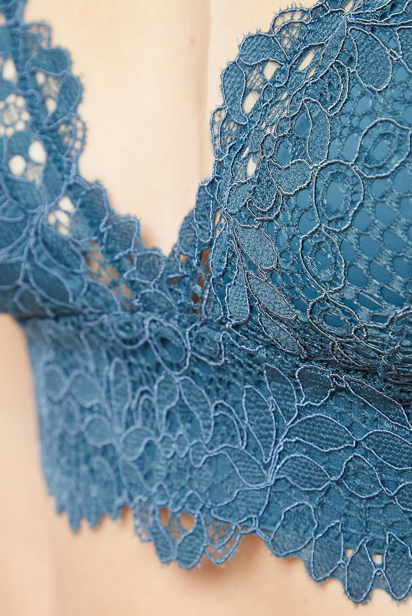 Жіночий синій бюстгальтер з м'якою трикутною чашкою SUCCESS 5