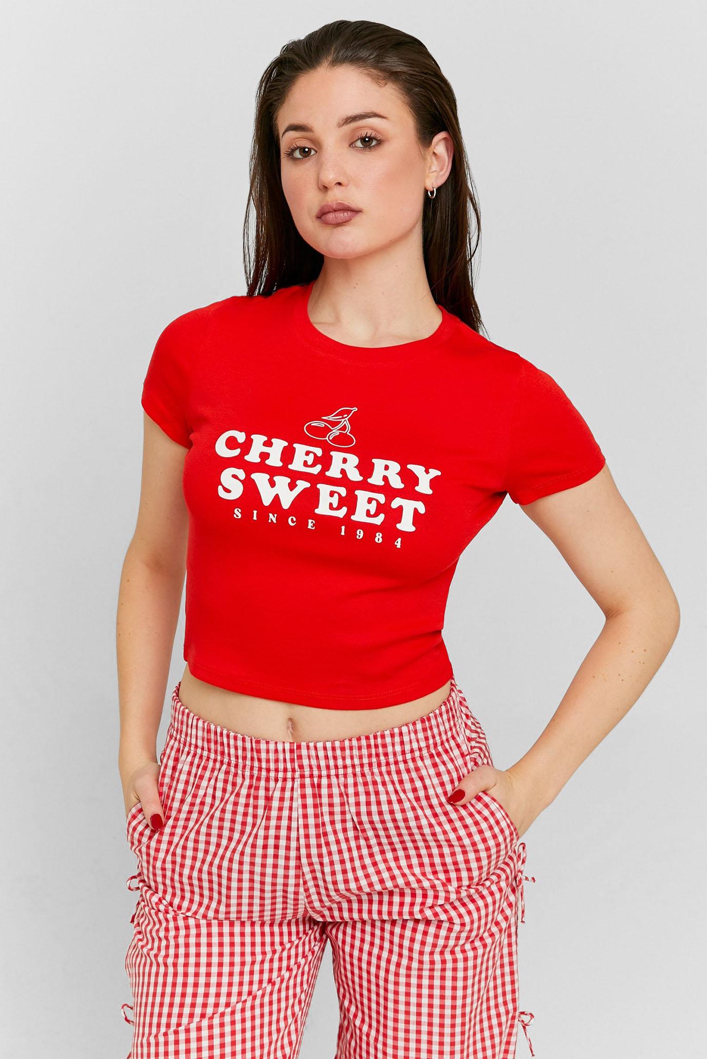 Женская красная футболка Красный M Tally Weijl STSCOPERILAP Женская красная футболка Красный M Tally Weijl STSCOPERILAP