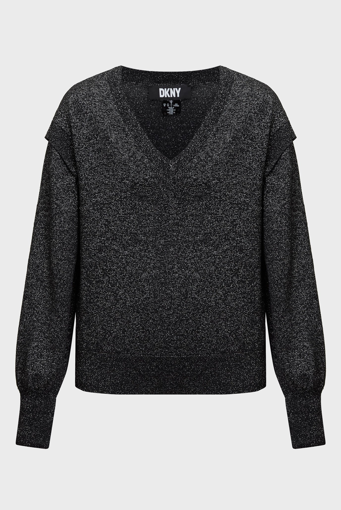 Женский черный пуловер Черный L DKNY P3MSAJ82 Женский черный пуловер Черный L DKNY P3MSAJ82