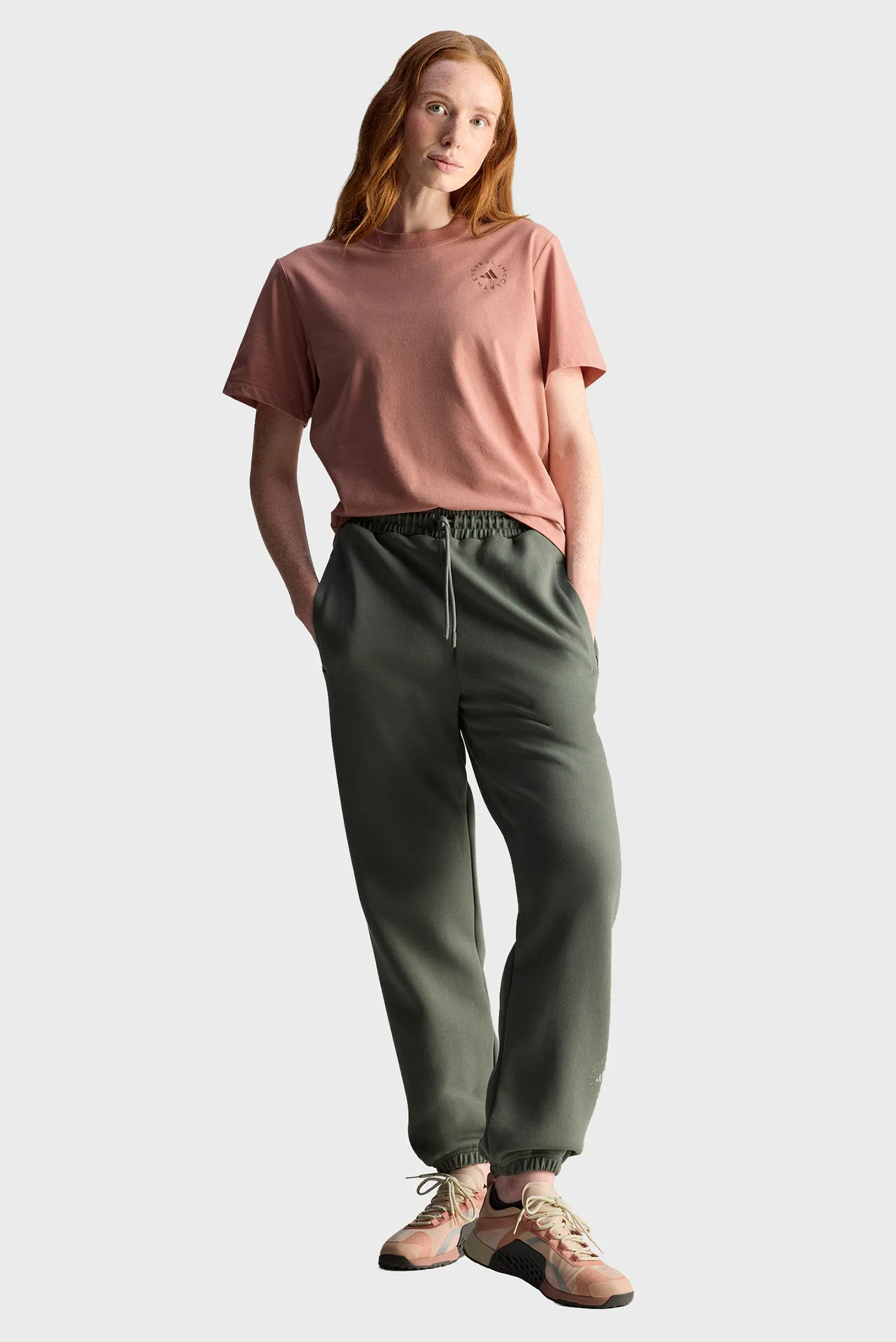 Жіноча рожева футболка adidas by Stella McCartney TrueCasuals Regular Sportswear 2