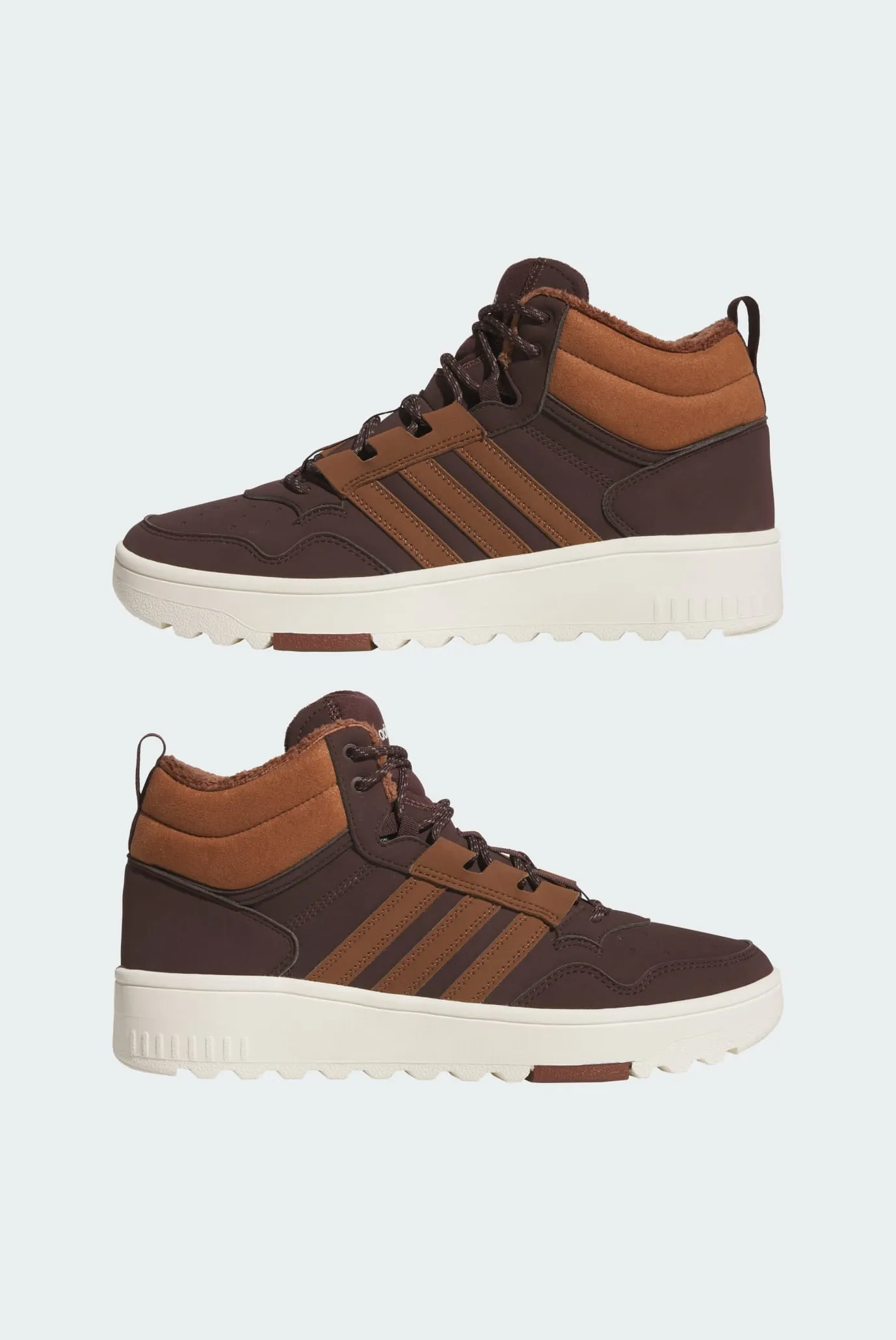 Темно-коричневі хайтопи Hoops 4.0 Mid 7