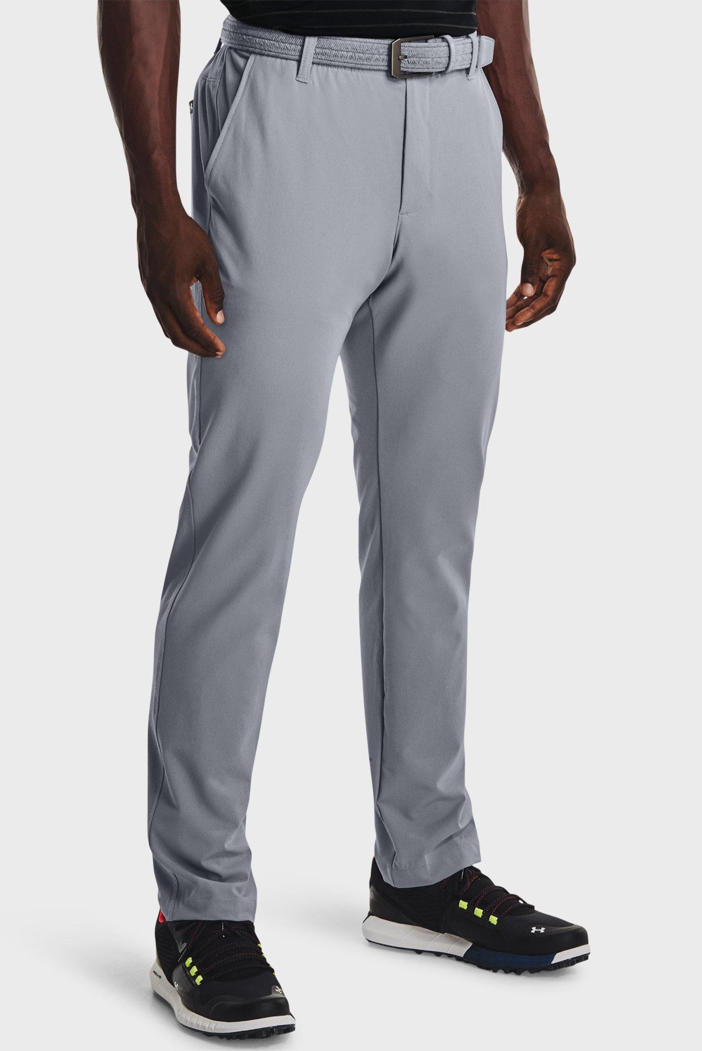 Чоловічі сірі спортивні штани UA Drive Tapered Pant 1