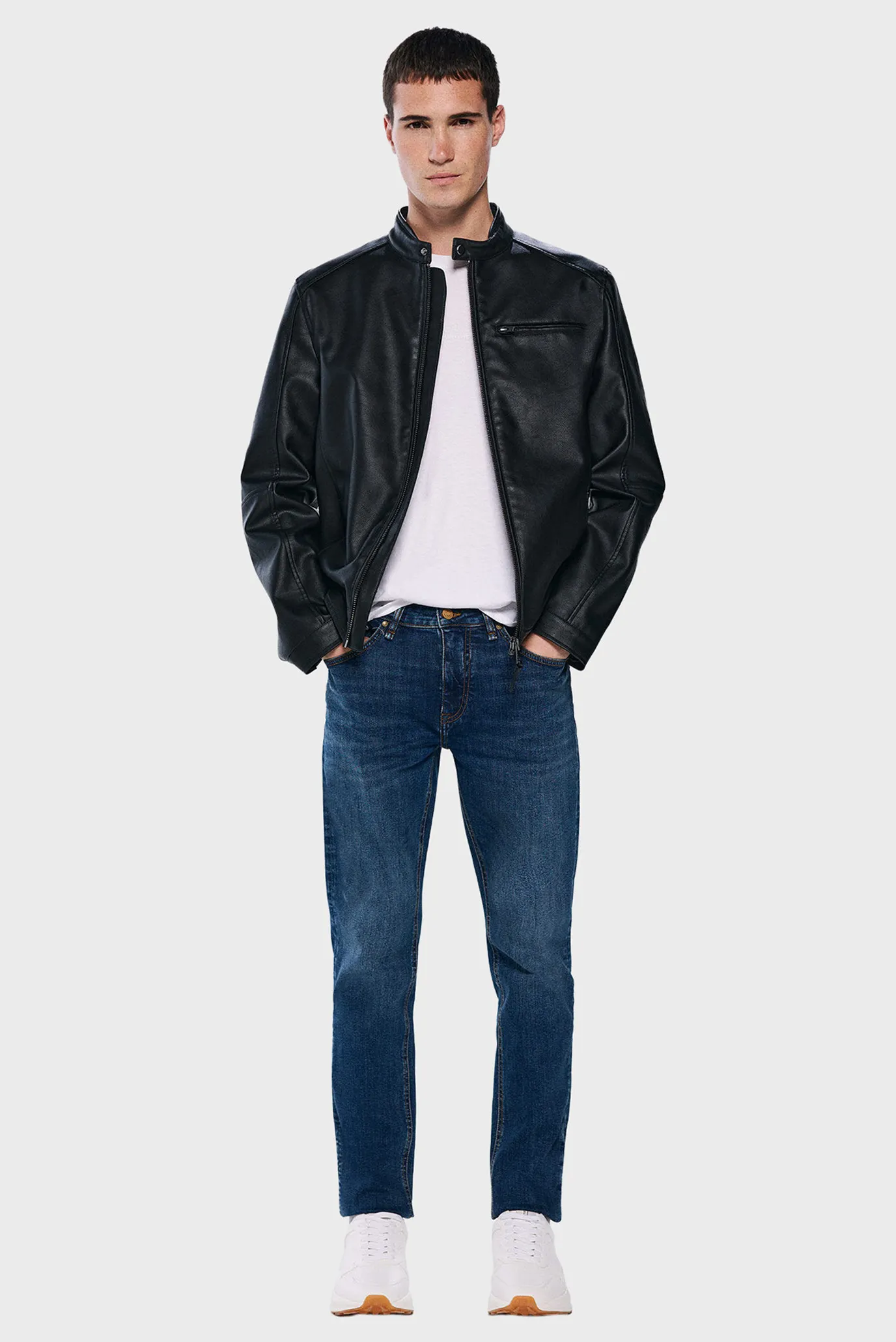 Мужские темно-синие джинсы Skinny 2