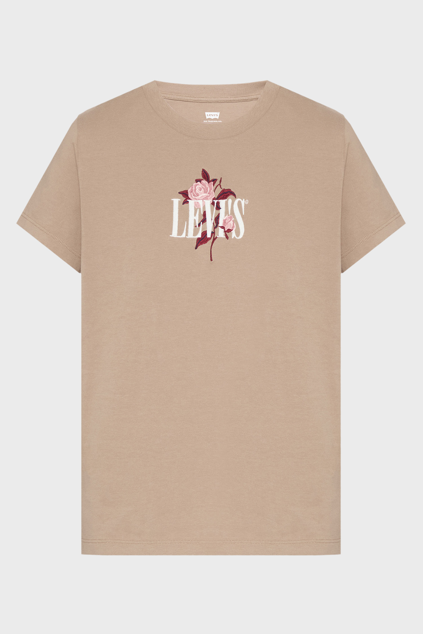 Женская бежевая футболка Бежевый M Levi’s® A8804;0067 Женская бежевая футболка Бежевый M Levi’s® A8804;0067